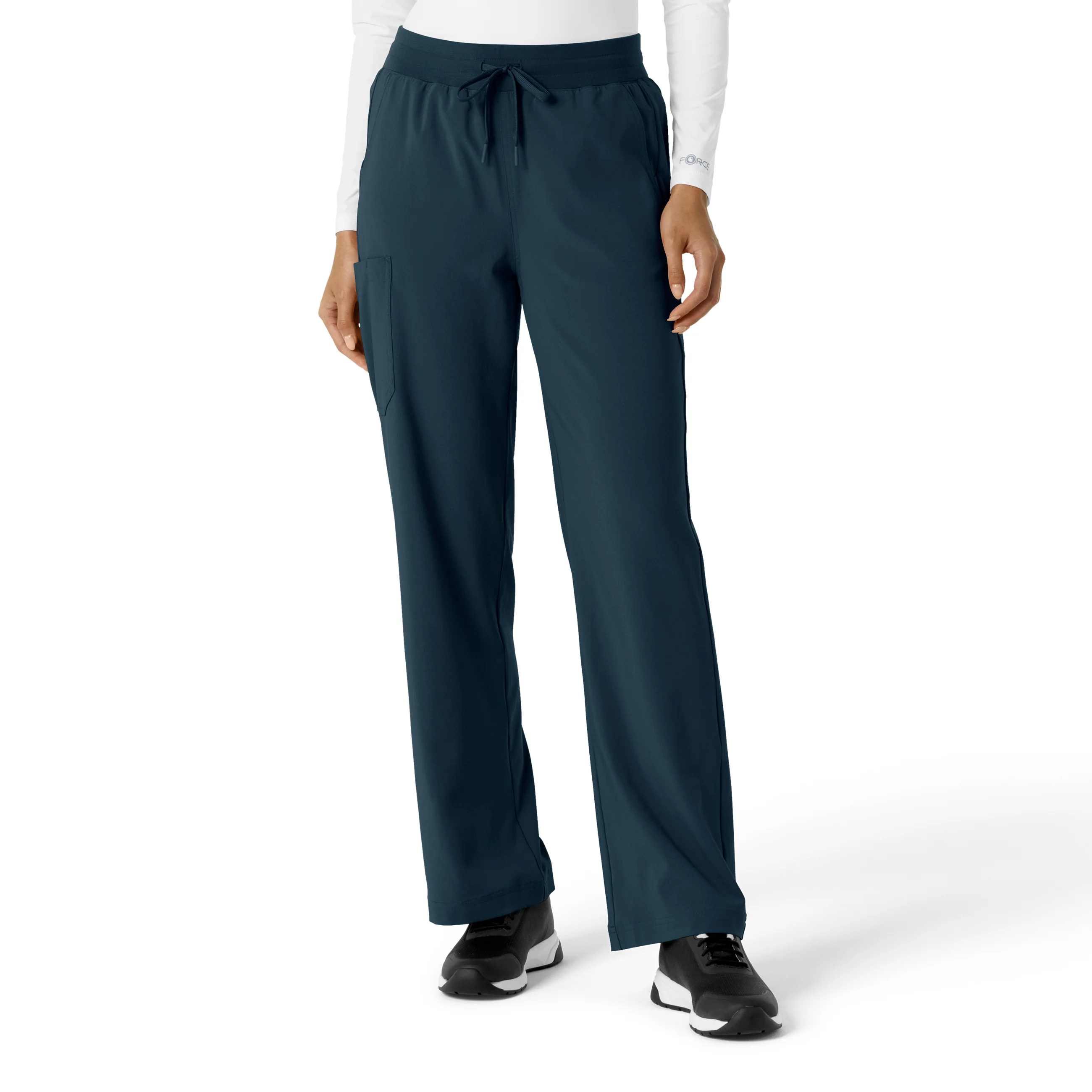 Carhartt Force Cross-Flex Women's Boot Cut Scrub Pant - Deep Navy