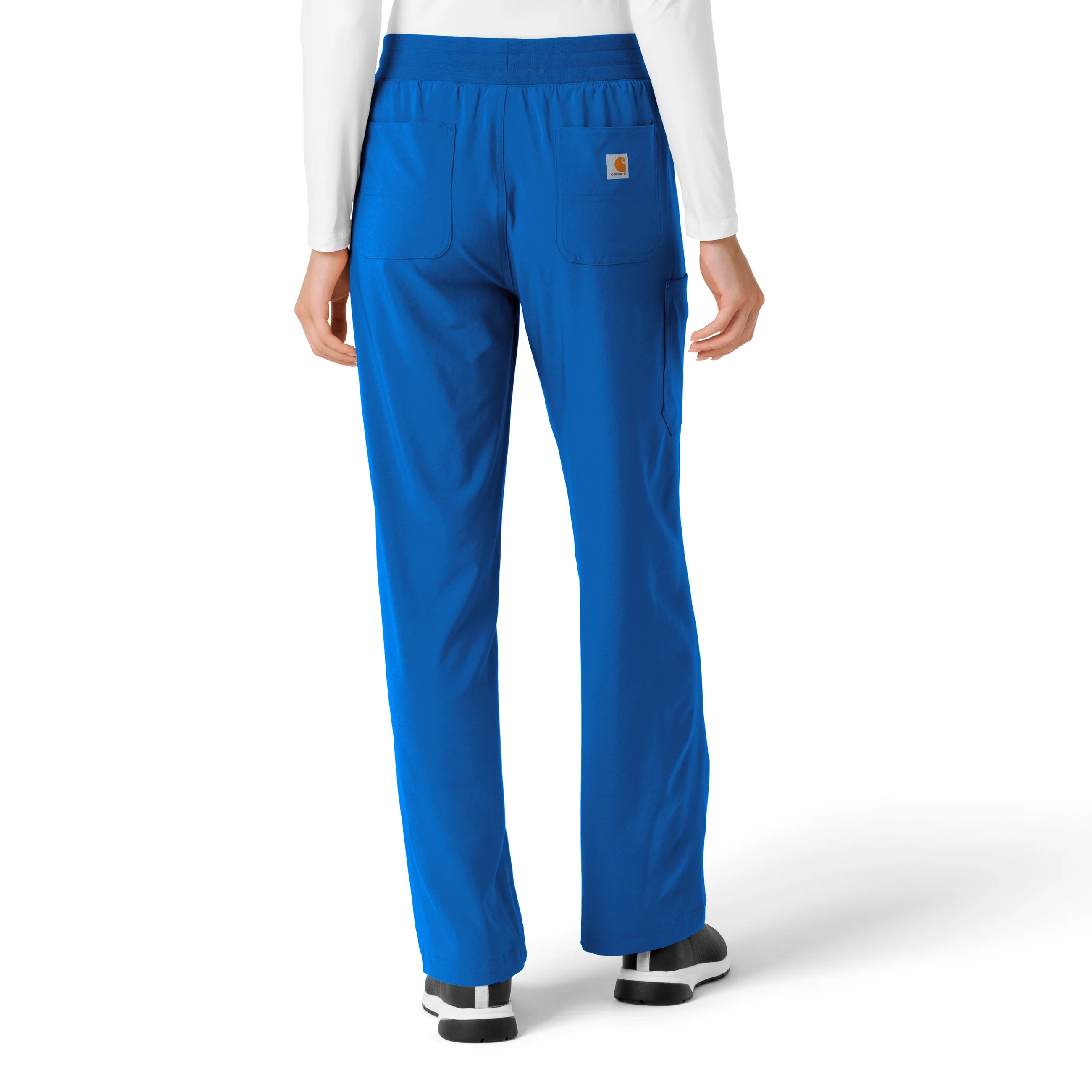 Carhartt Force Cross-Flex Women's Boot Cut Scrub Pant - Royal - Image 2