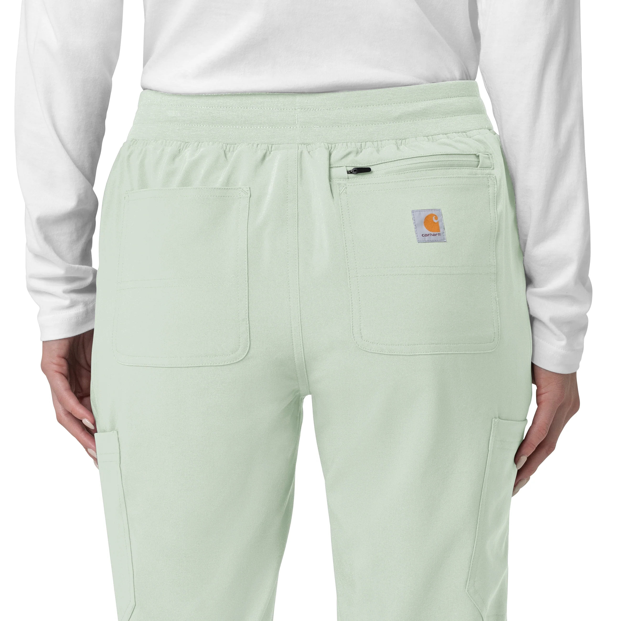Carhartt Force Cross-Flex Women's Cargo Jogger Scrub Pant - Big Sky - Image 6