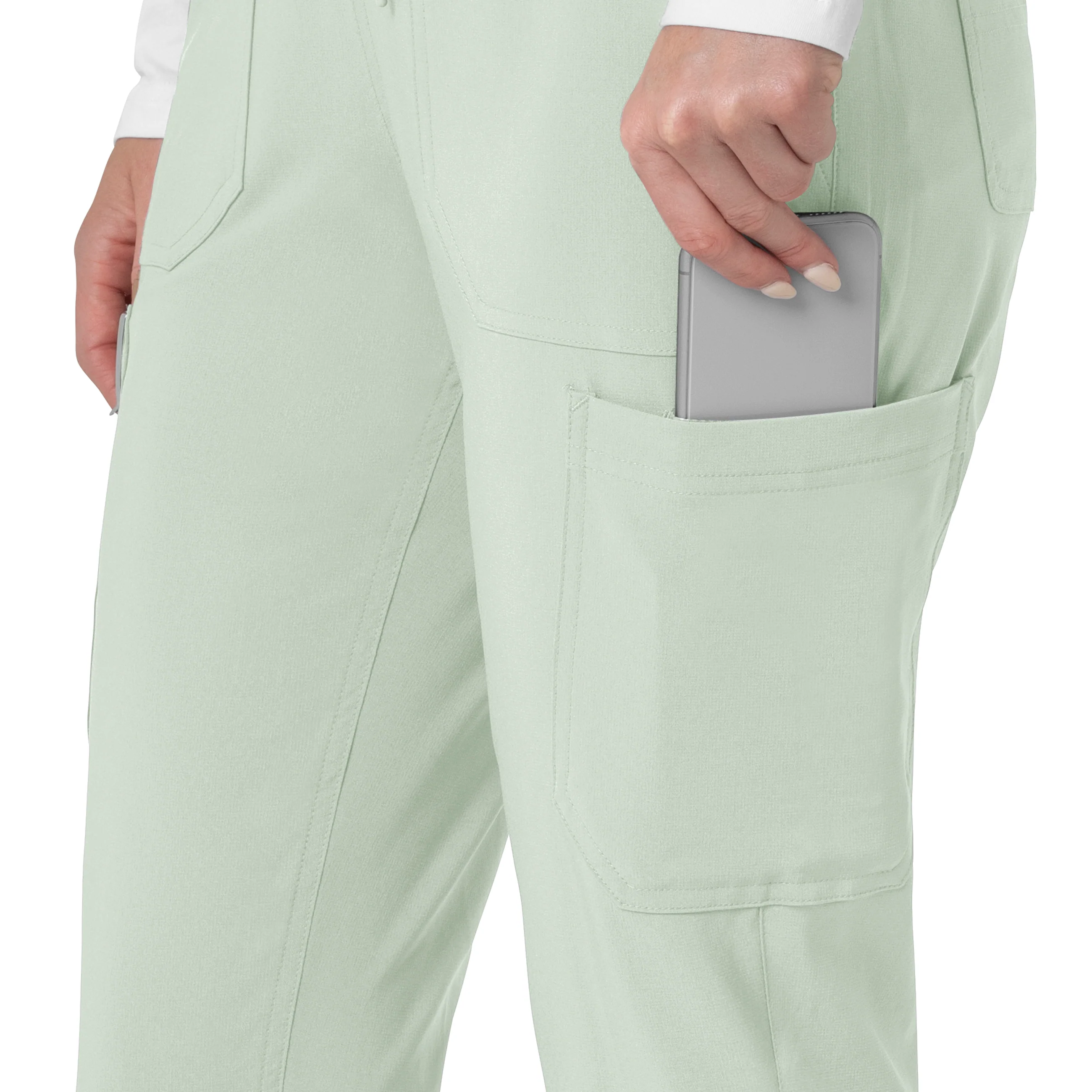 Carhartt Force Cross-Flex Women's Cargo Jogger Scrub Pant - Big Sky - Image 9