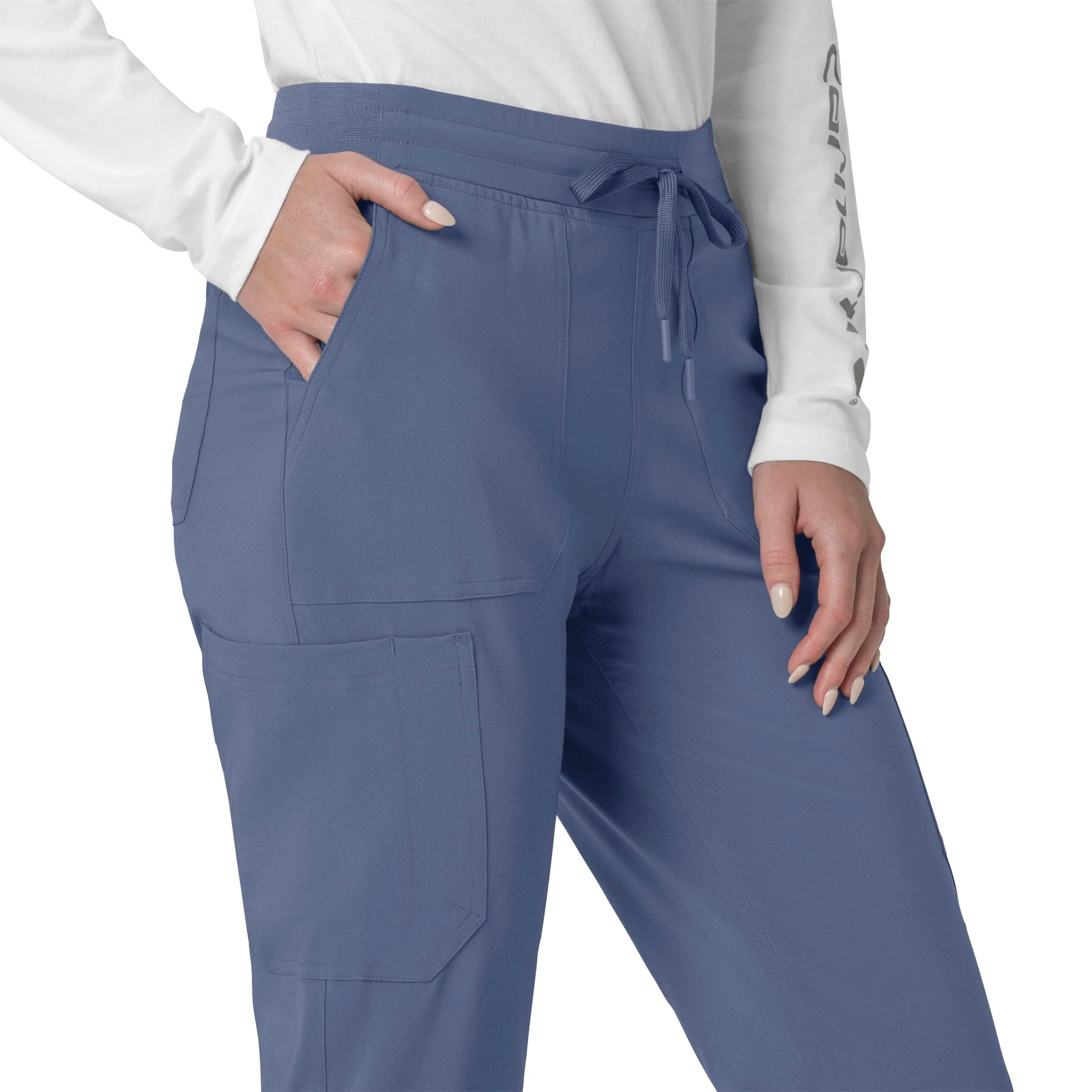 Carhartt Force Cross-Flex Women's Cargo Jogger Scrub Pant - Riverside - Image 6