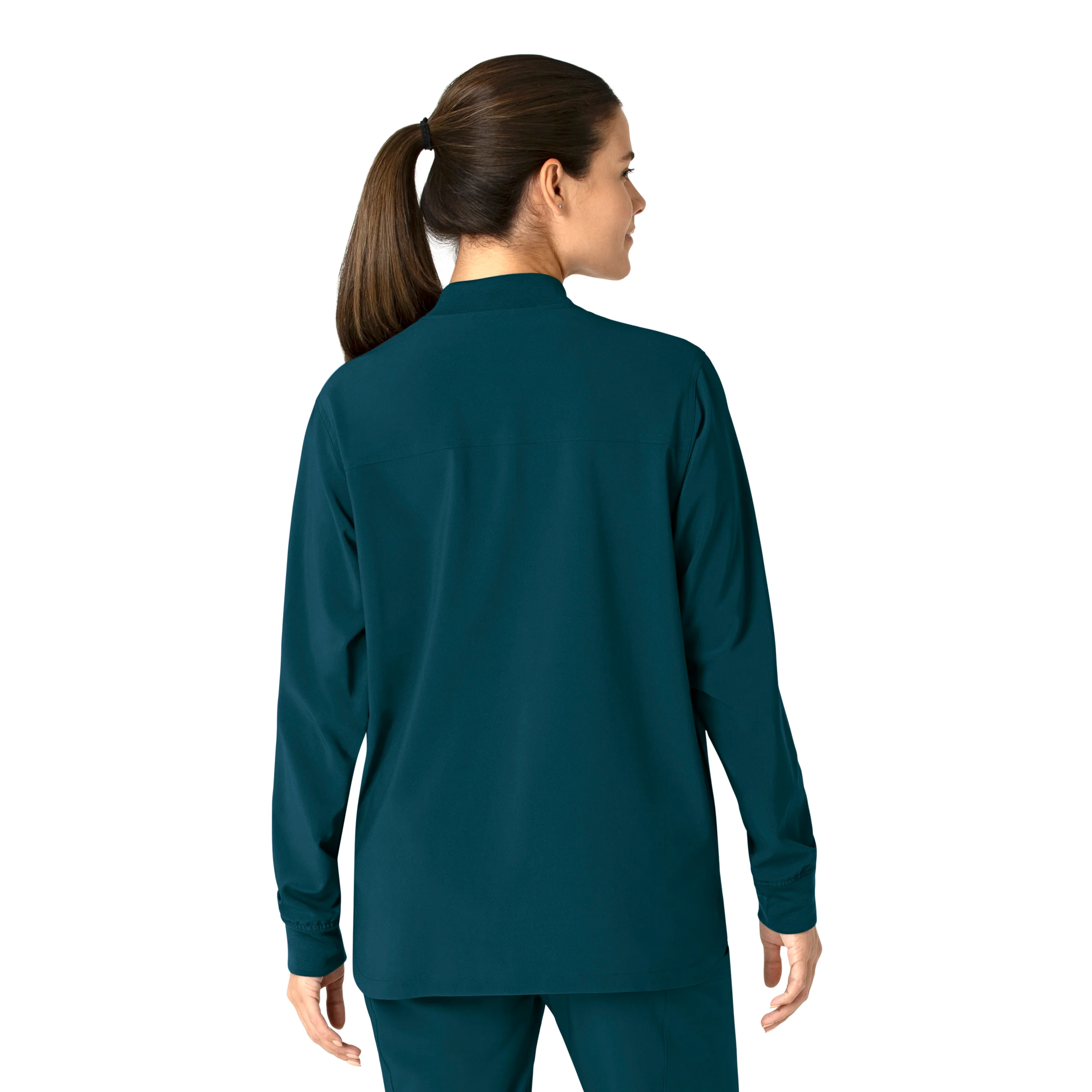 Carhartt Force Cross-Flex Women's Shirt Jacket - Caribbean - Image 2