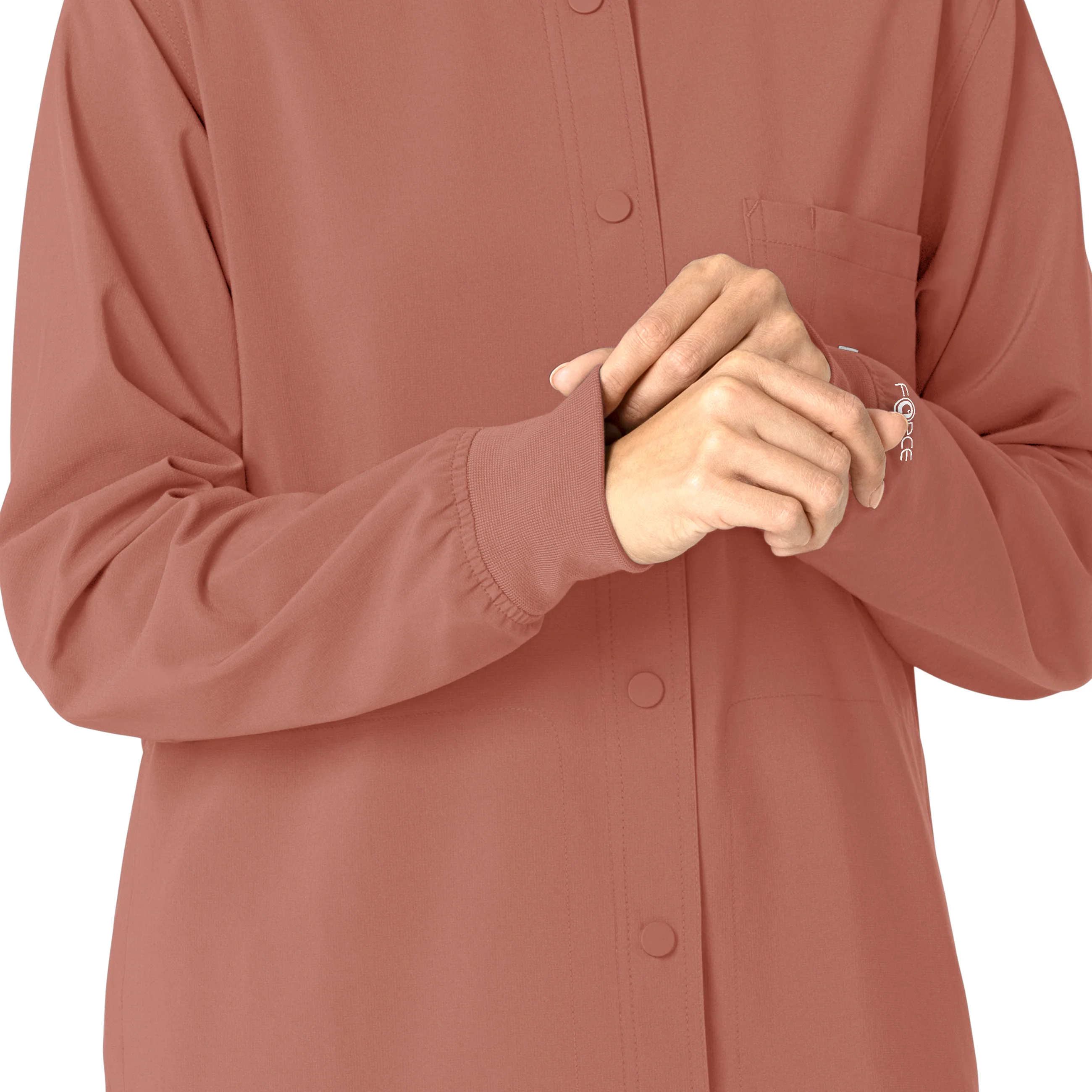 Carhartt Force Cross-Flex Women's Shirt Jacket - Wildrose - Image 10