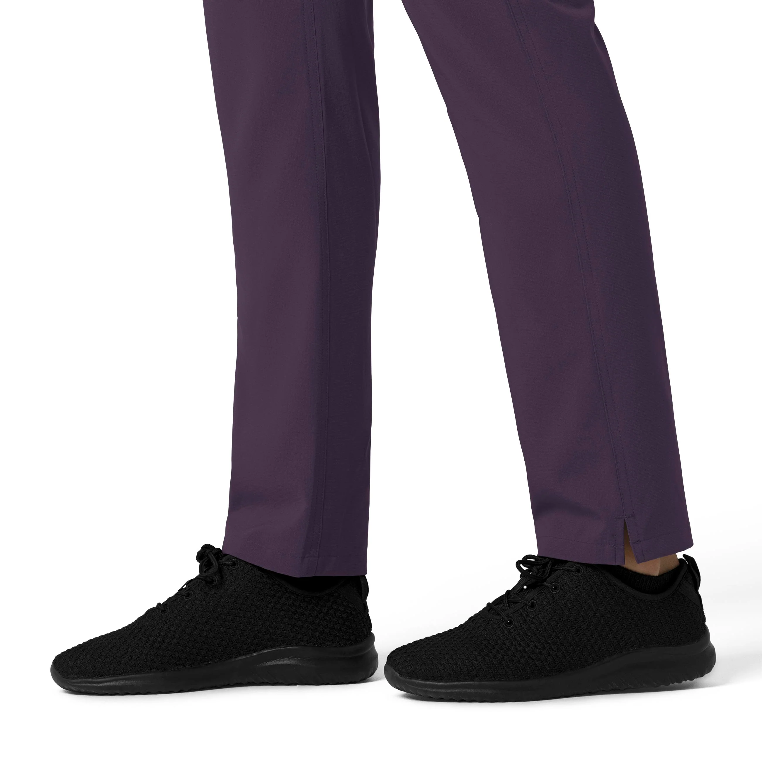 Carhartt Force Cross-Flex Women's Straight Leg Cargo Scrub Pant - Black Plum - Image 11