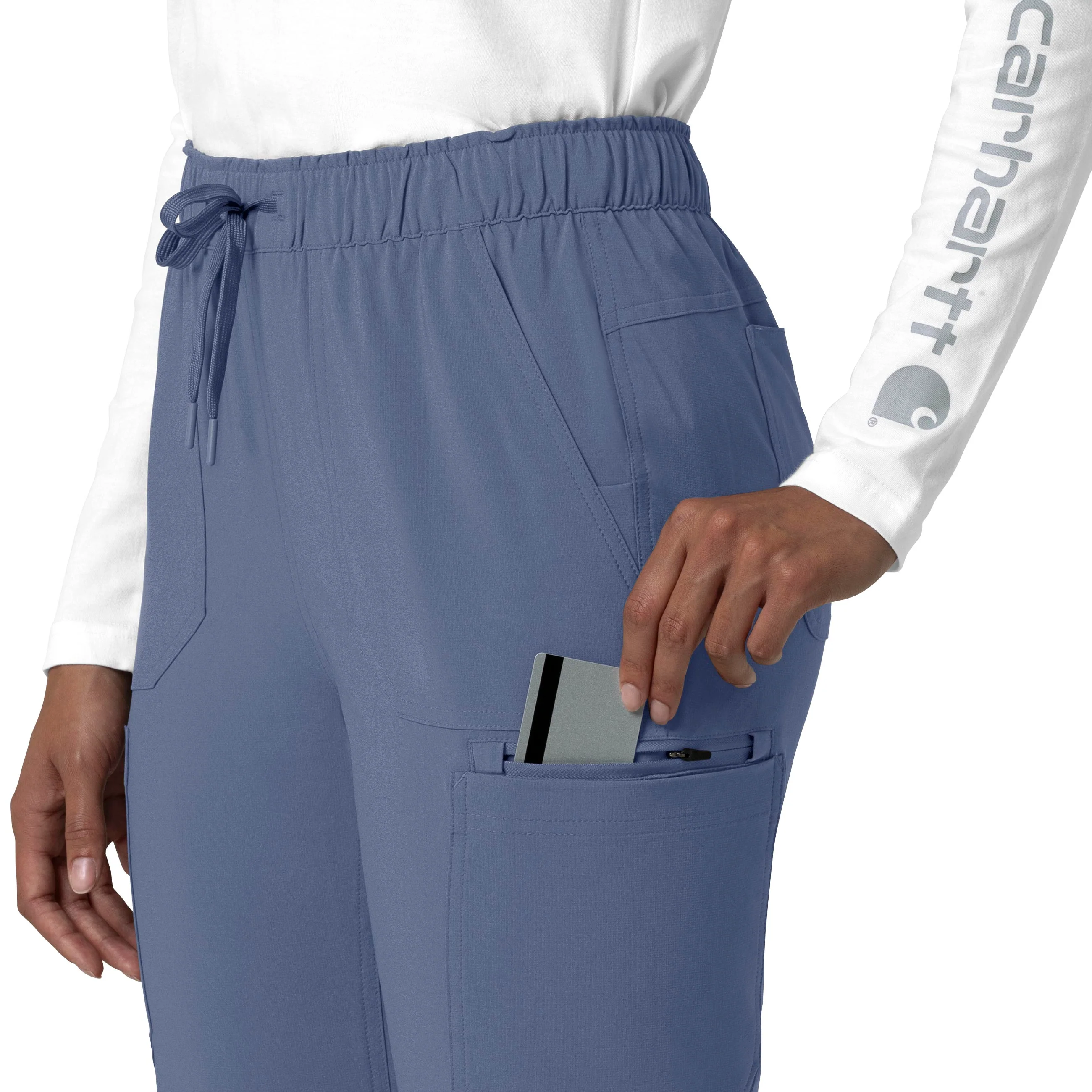 Carhartt Force Cross-Flex Women's Straight Leg Cargo Scrub Pant - Riverside - Image 10