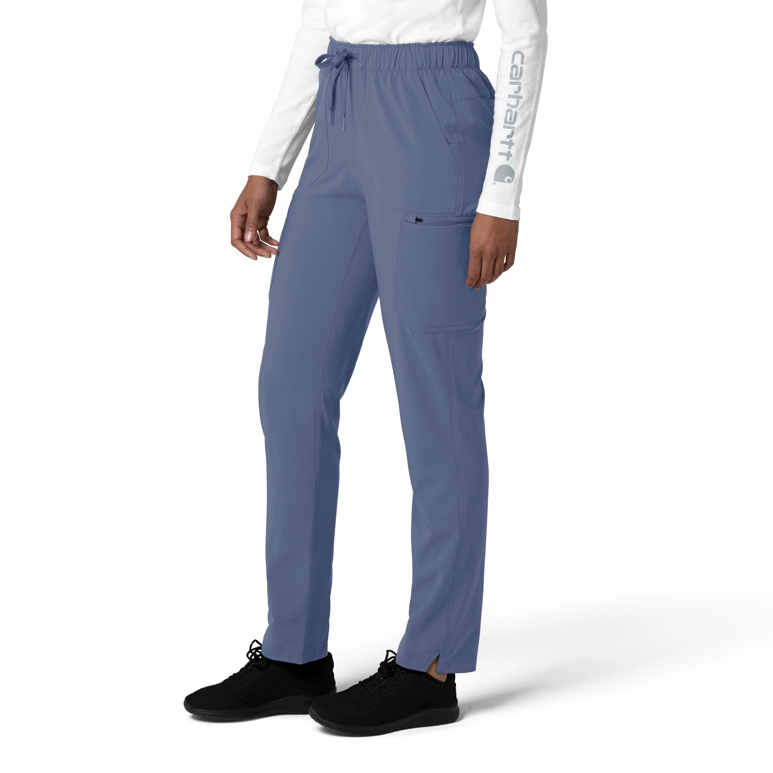 Carhartt Force Cross-Flex Women's Straight Leg Cargo Scrub Pant - Riverside - Image 4