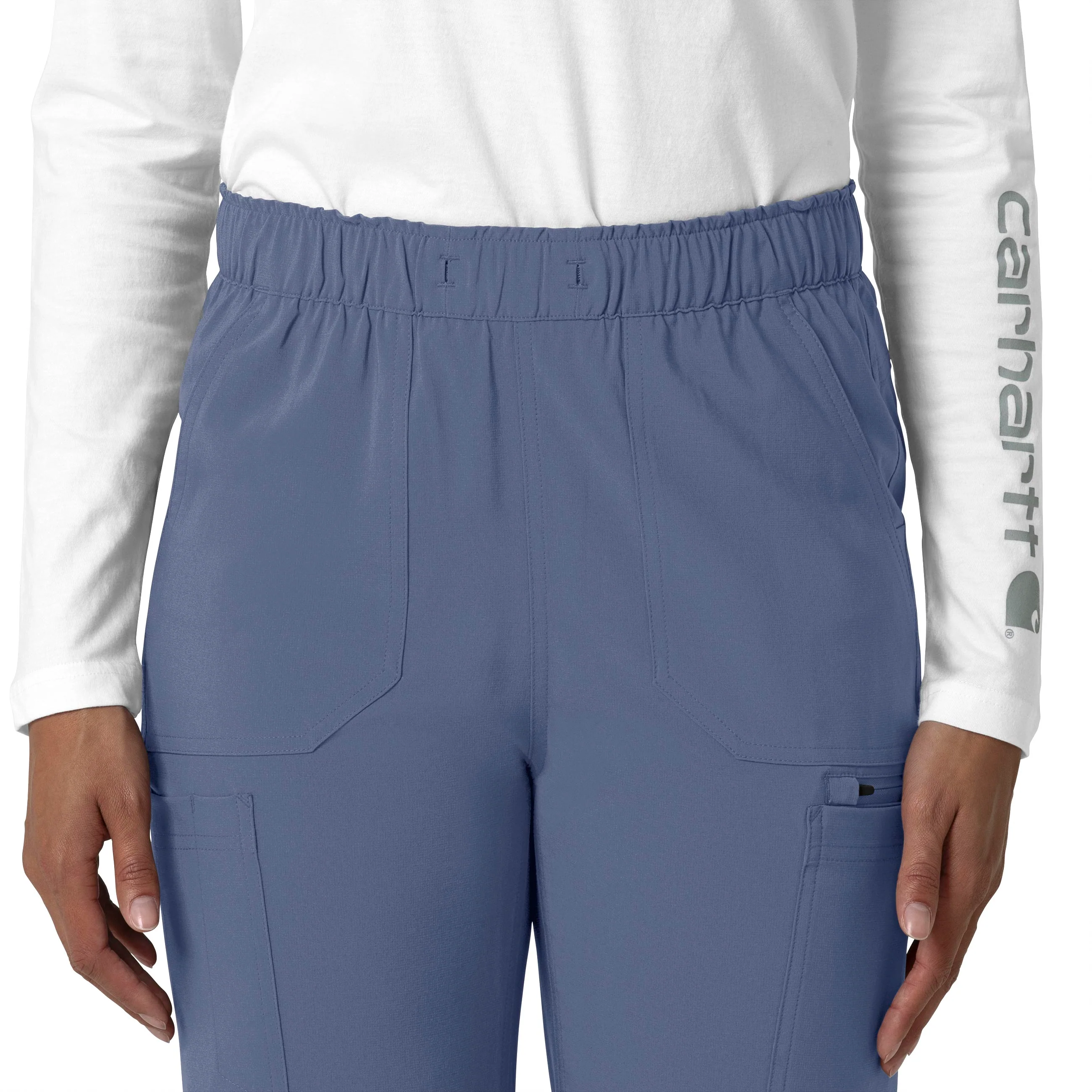 Carhartt Force Cross-Flex Women's Straight Leg Cargo Scrub Pant - Riverside - Image 5