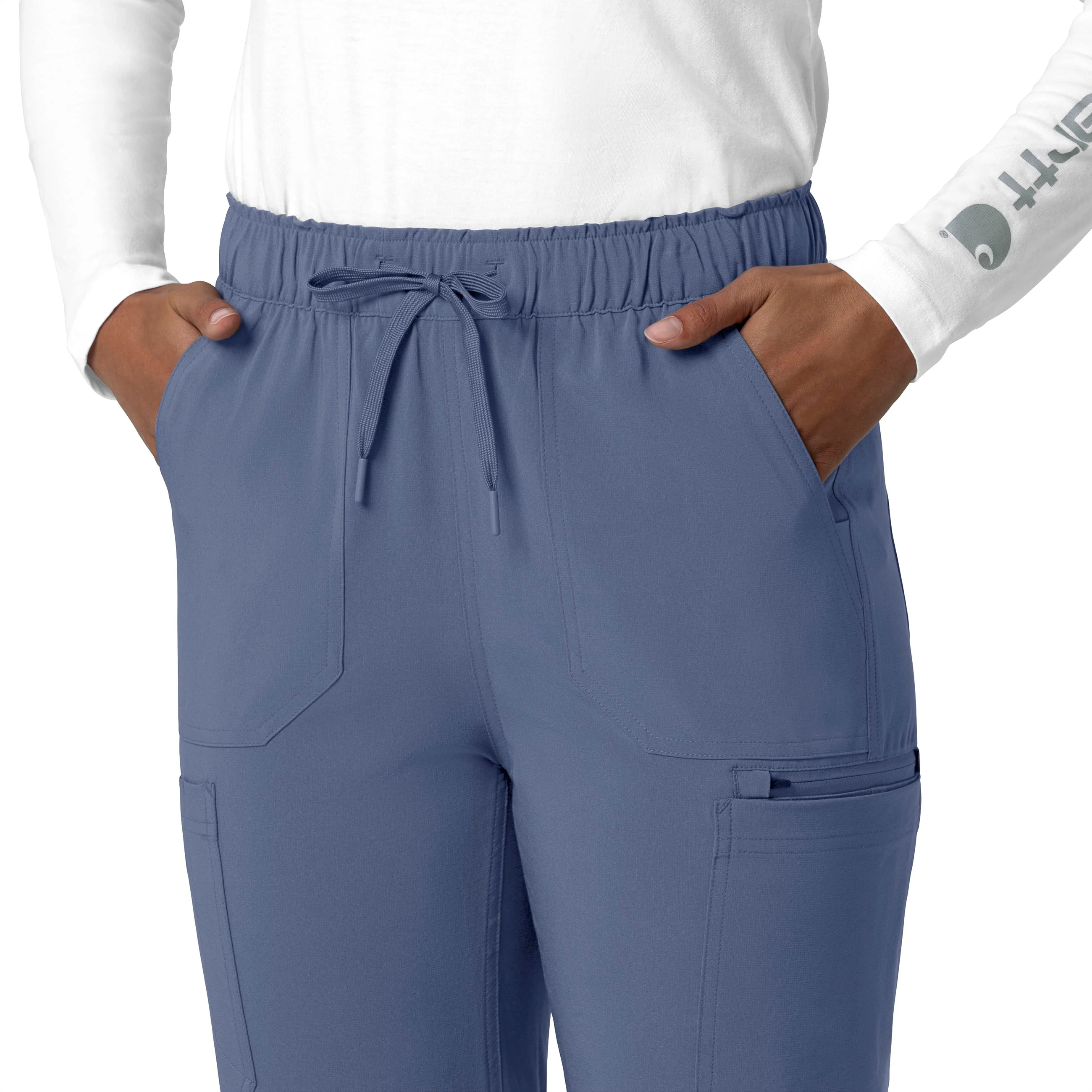 Carhartt Force Cross-Flex Women's Straight Leg Cargo Scrub Pant - Riverside - Image 7