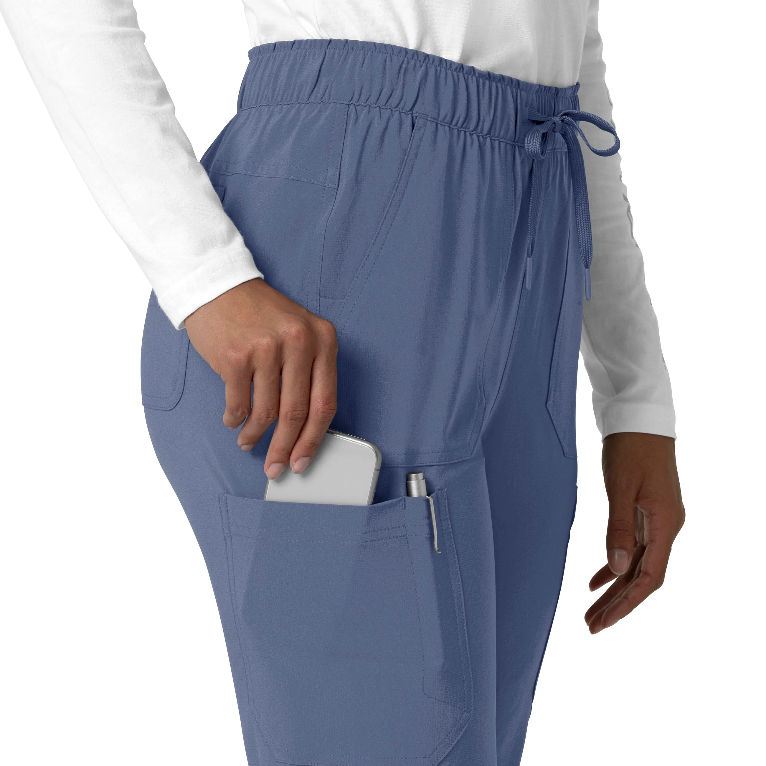Carhartt Force Cross-Flex Women's Straight Leg Cargo Scrub Pant - Riverside - Image 9