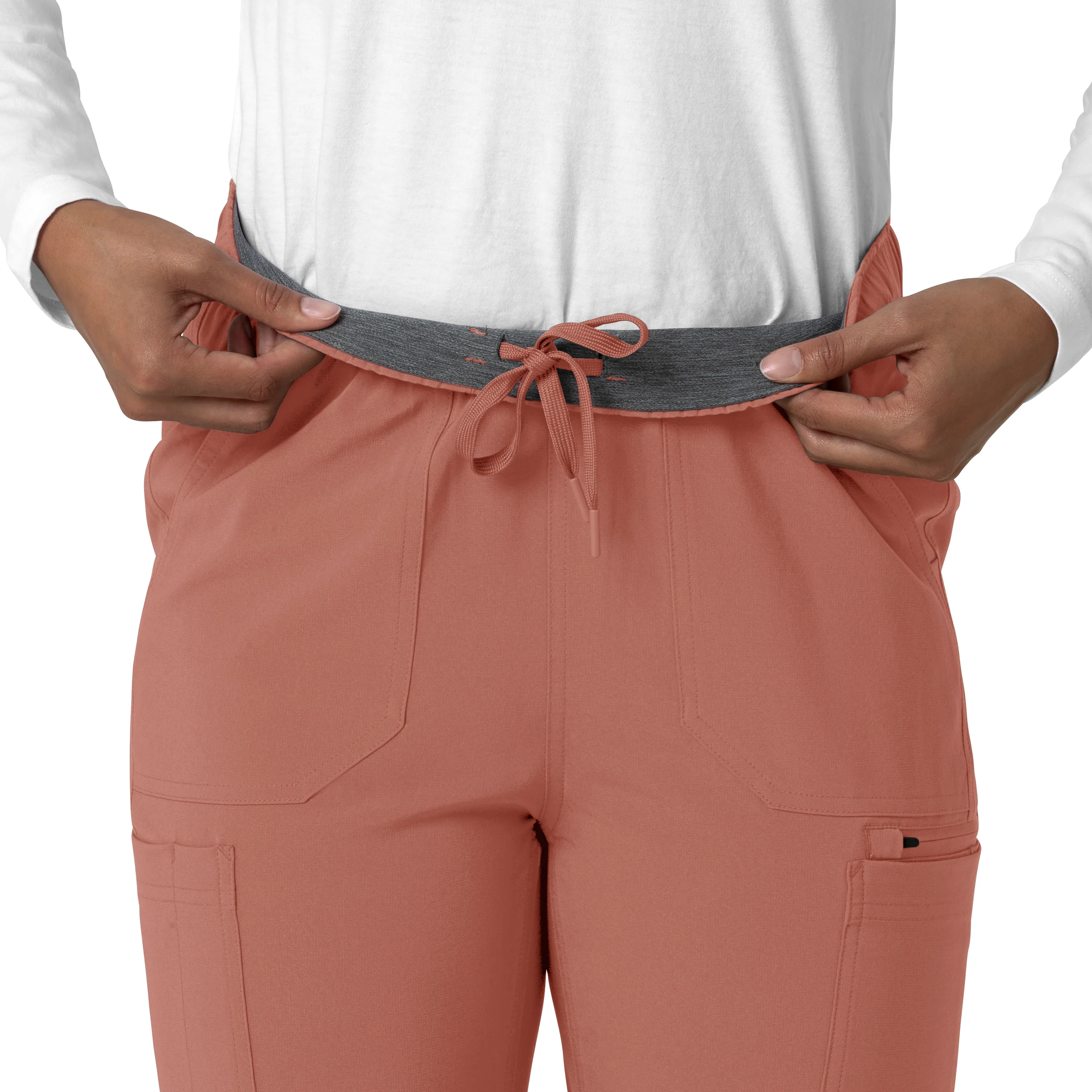Carhartt Force Cross-Flex Women's Straight Leg Cargo Scrub Pant - Wildrose - Image 6