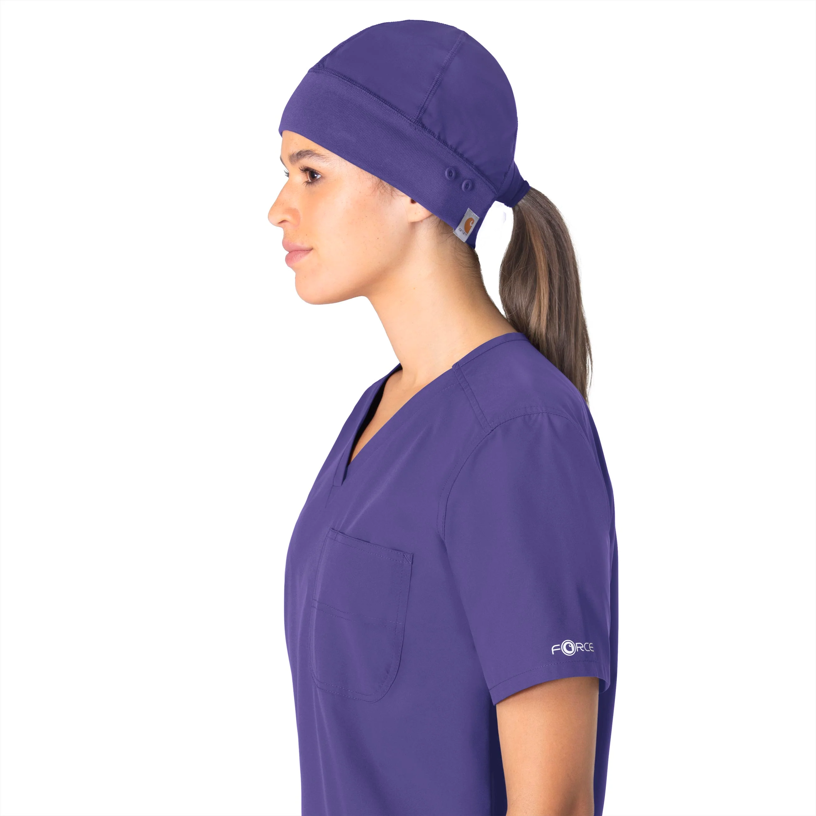 Carhartt Force Essentials Unisex Beanie Scrub Cap - Grape