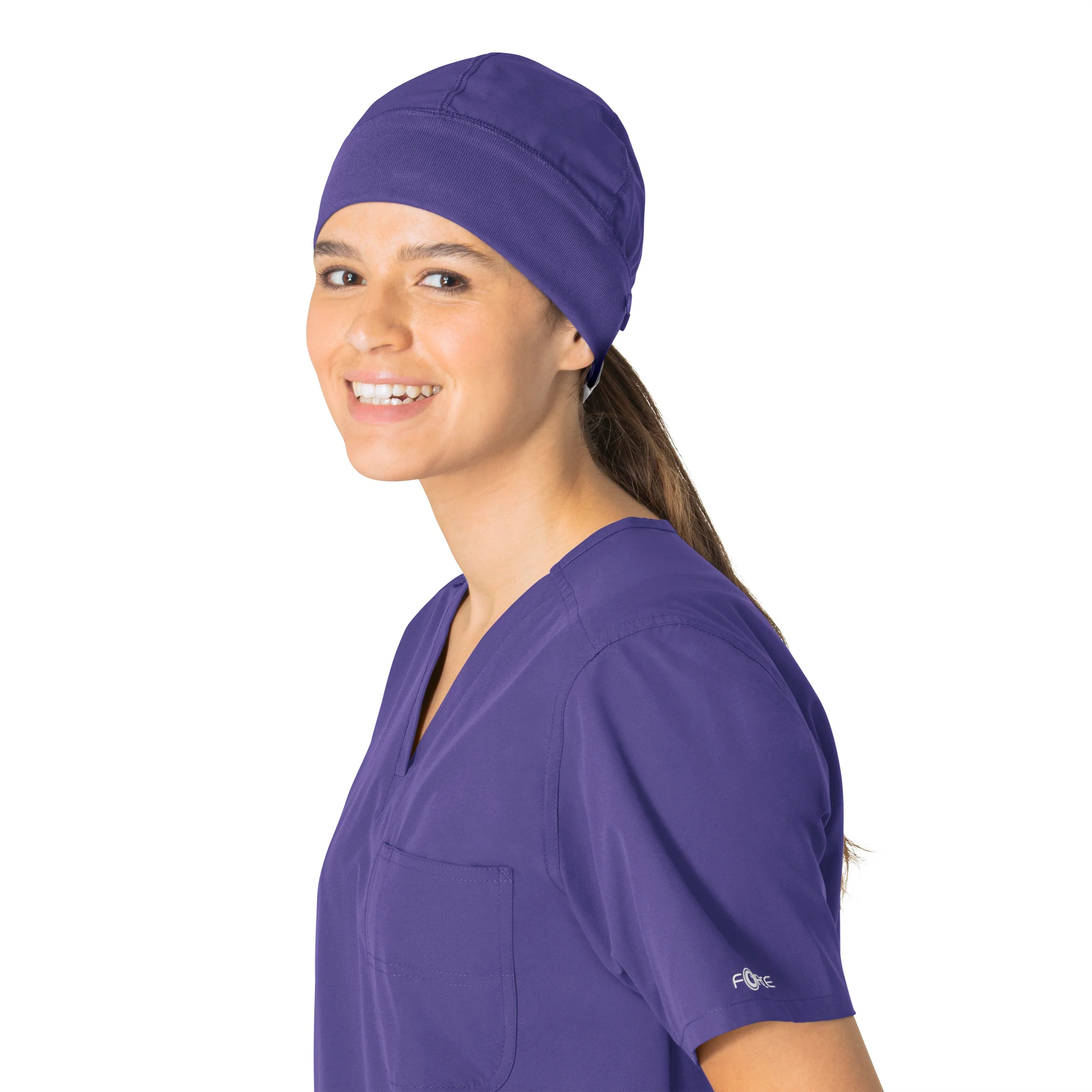 Carhartt Force Essentials Unisex Beanie Scrub Cap - Grape - Image 4