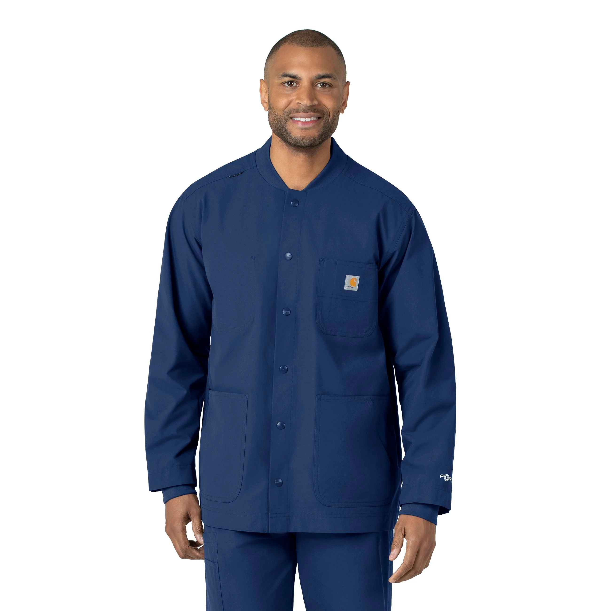 Carhartt Force Essentials Unisex Chore Coat - Navy - Image 2