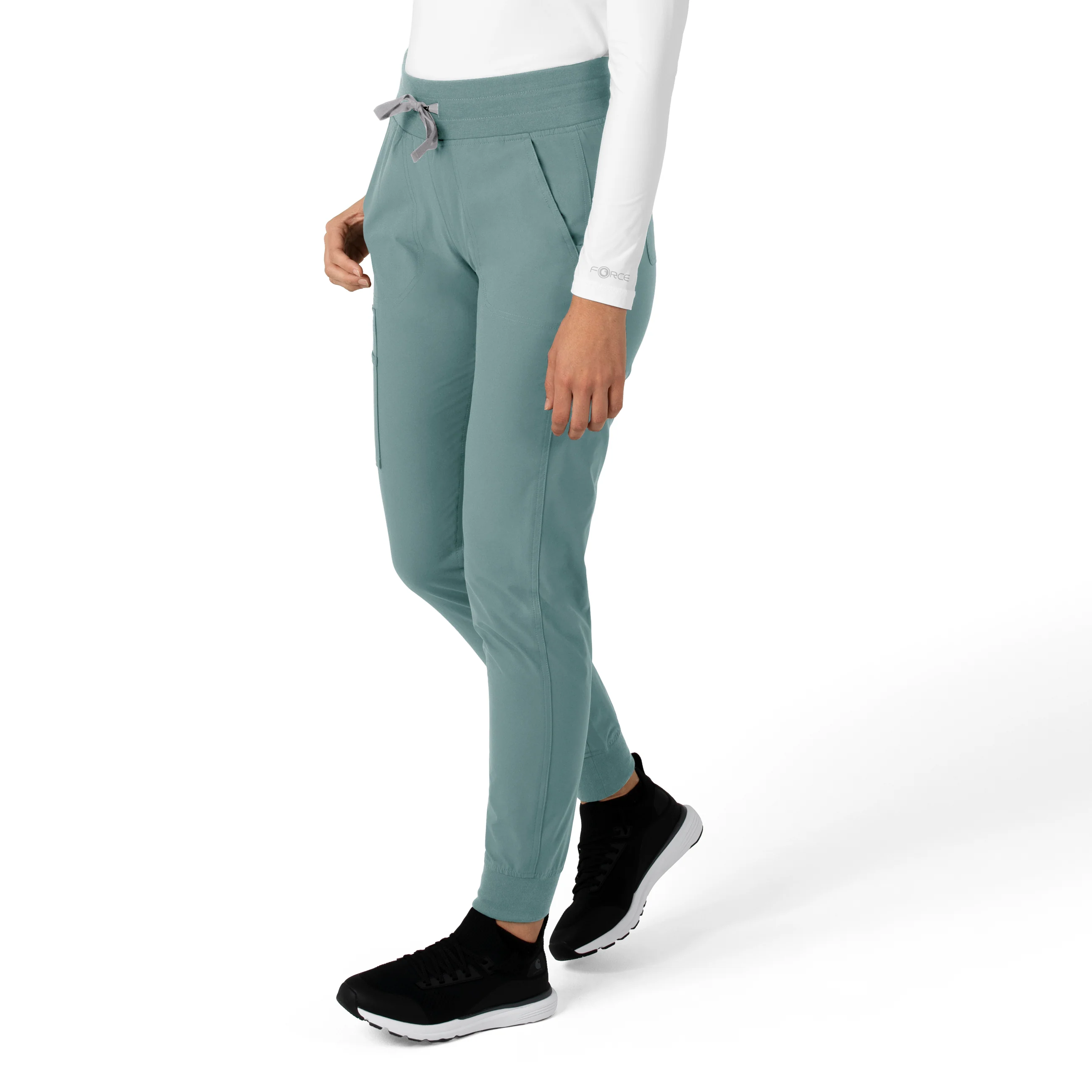 Carhartt Force Essentials Women's Jogger Scrub Pant - Summer Blue - Image 4