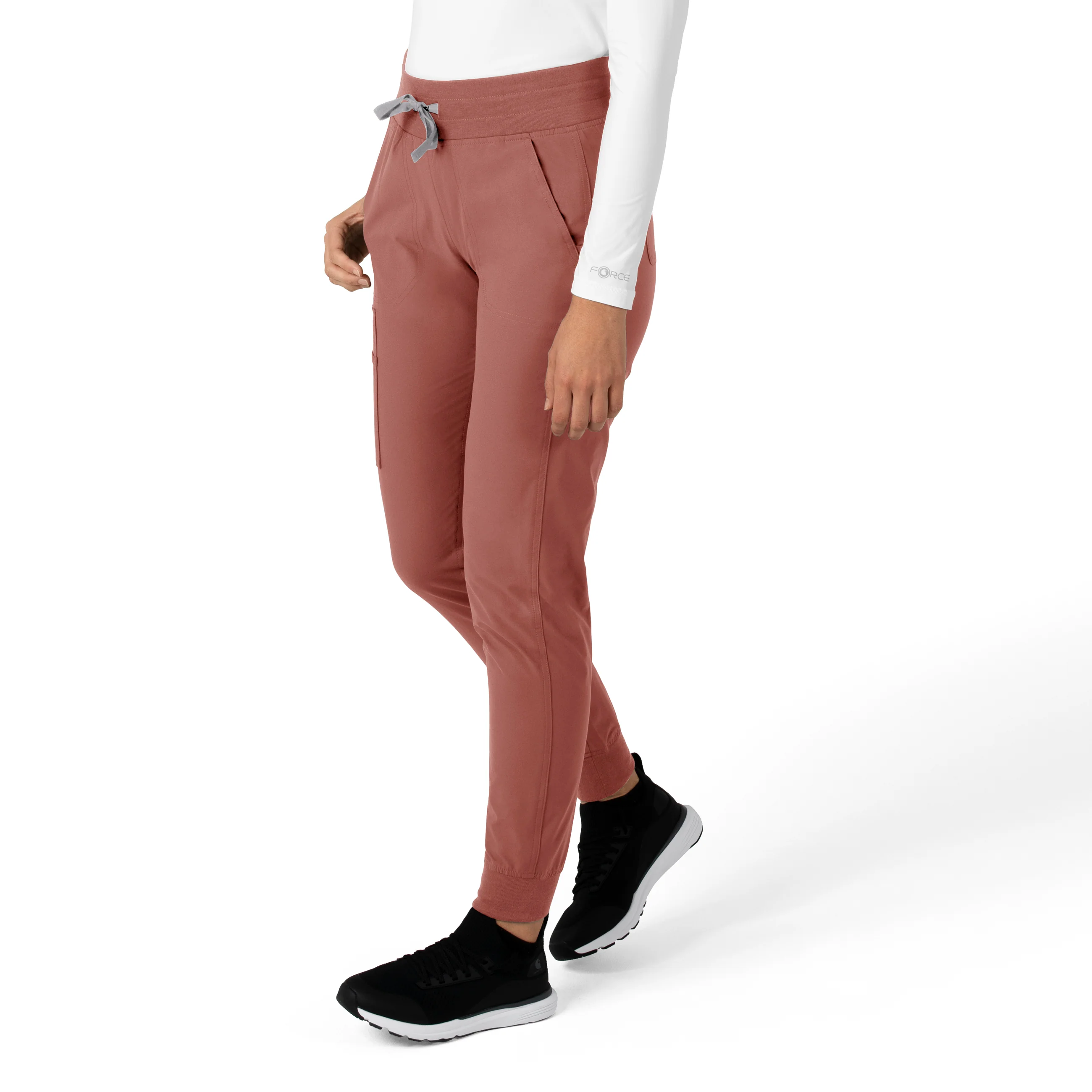 Carhartt Force Essentials Women's Jogger Scrub Pant - Wildrose - Image 4
