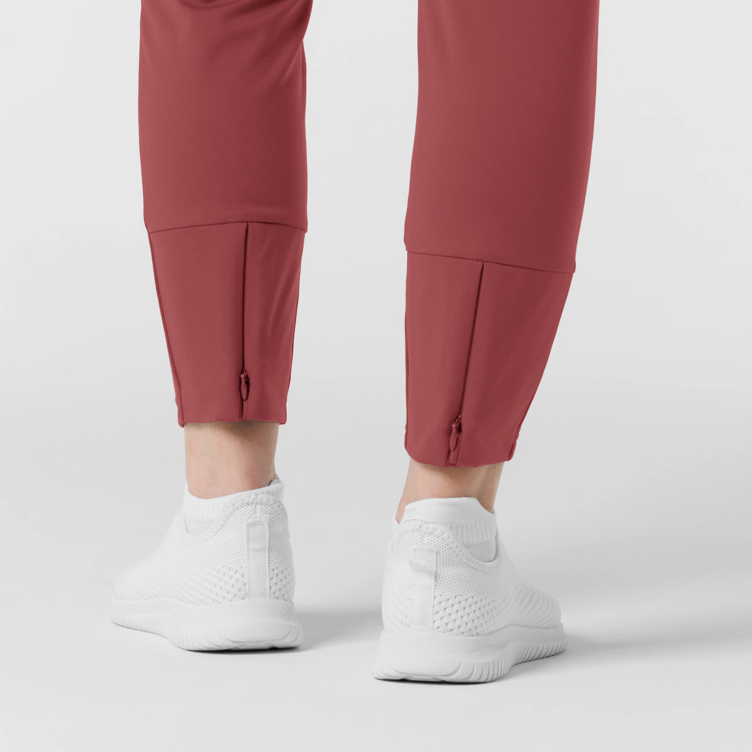 RENEW Knit Women's Track Scrub Pant - Ruby - Image 9