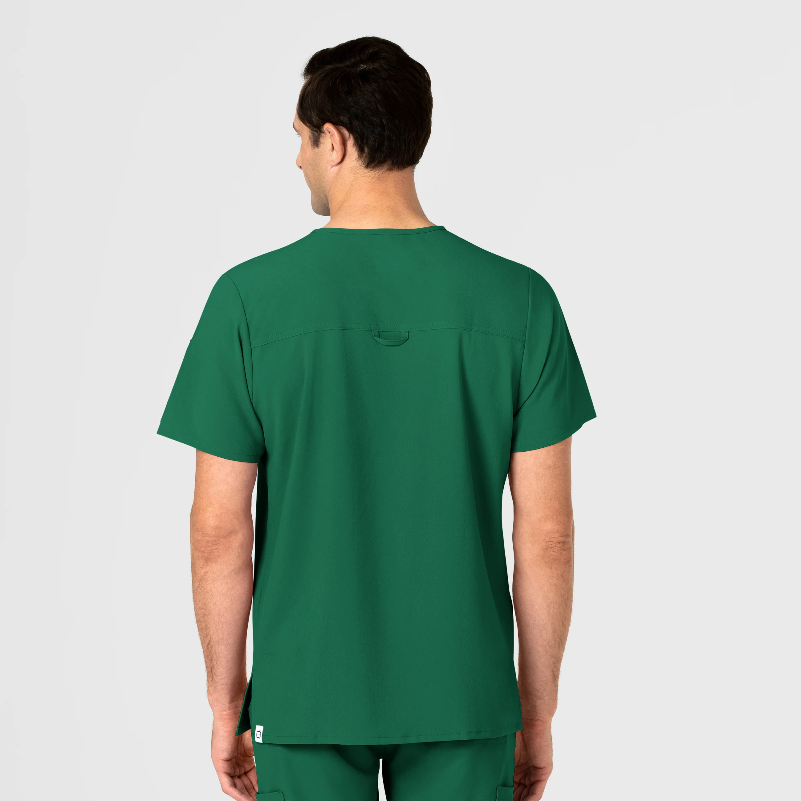 RENEW Men's EZ Zip Scrub Top - Hunter - Image 2