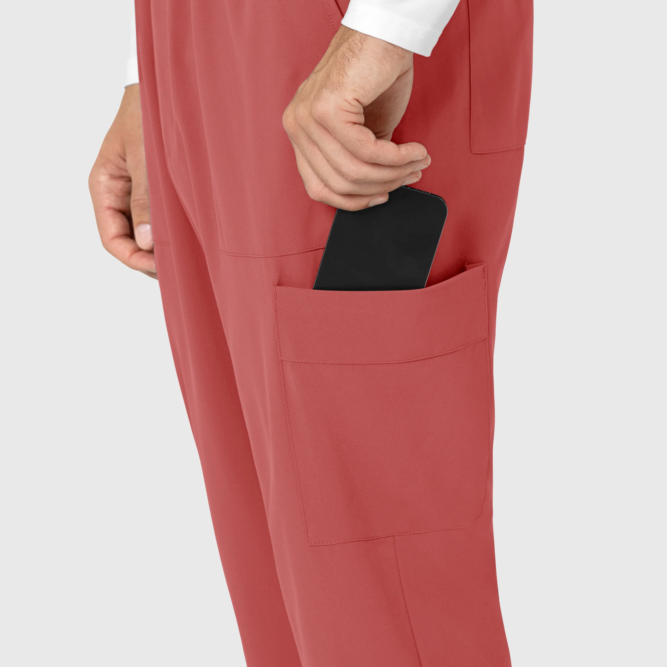 RENEW Men's Tapered Scrub Pant - Mineral Red - Image 6