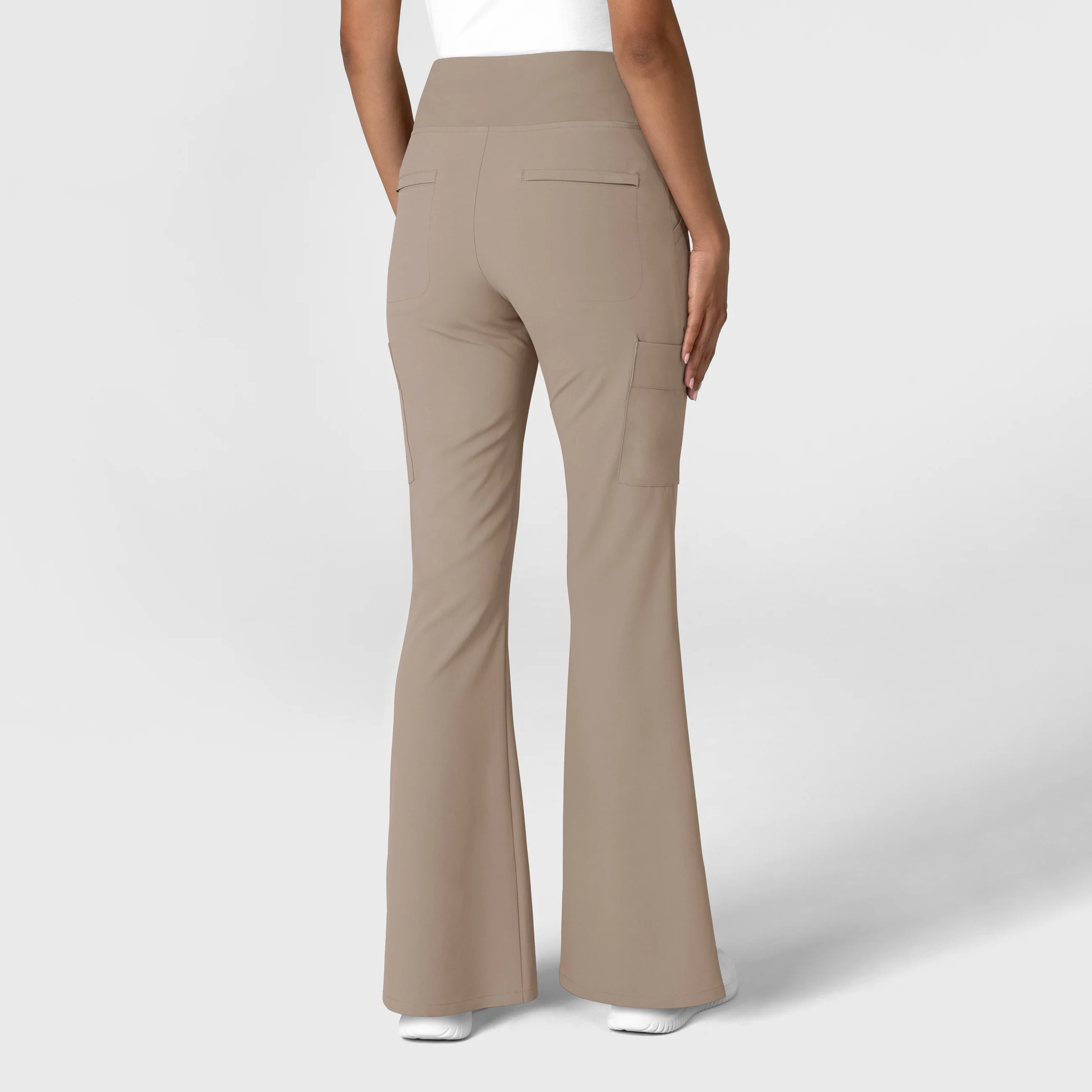 RENEW Women's Cargo Flare Scrub Pant - Haze - Image 2
