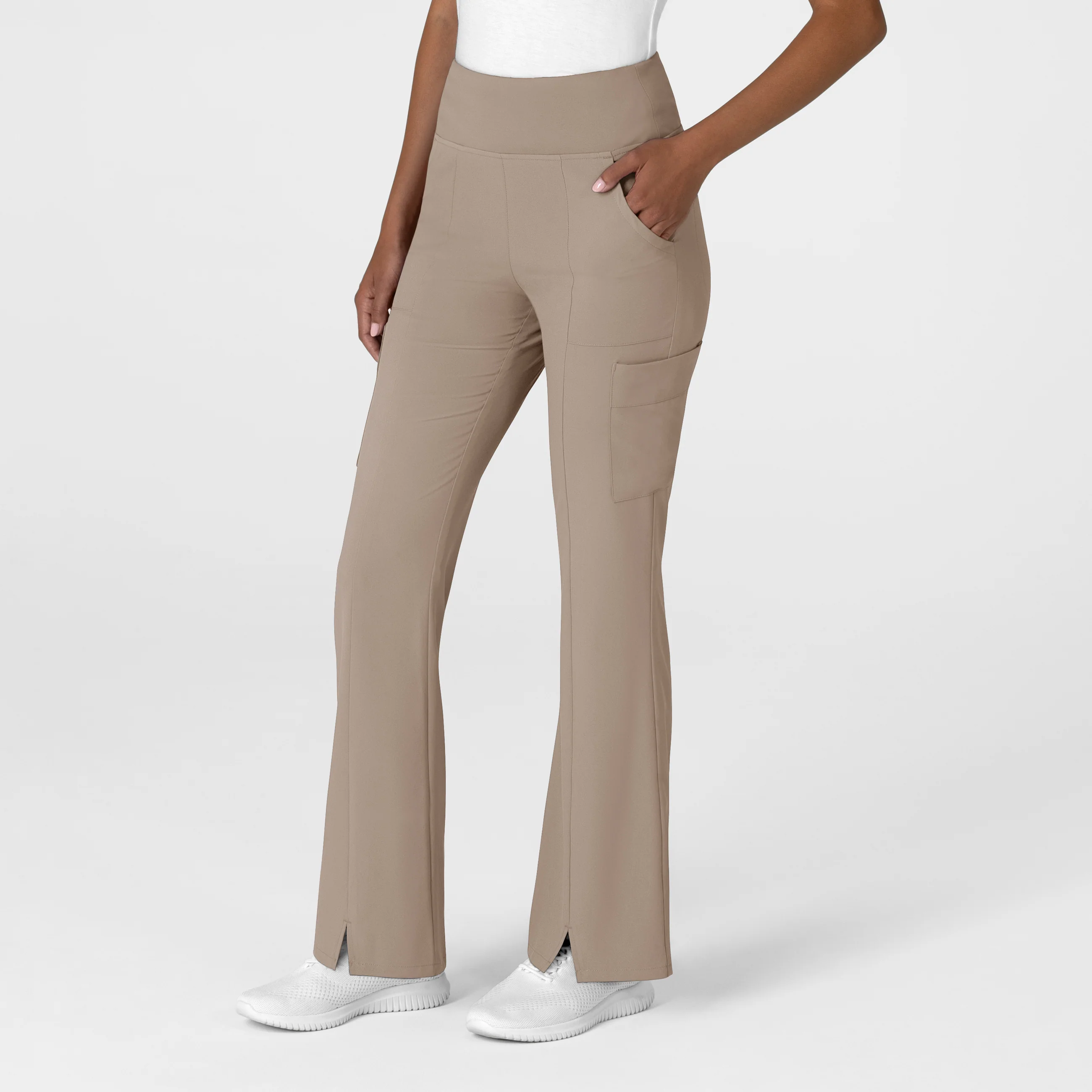 RENEW Women's Cargo Flare Scrub Pant - Haze - Image 4
