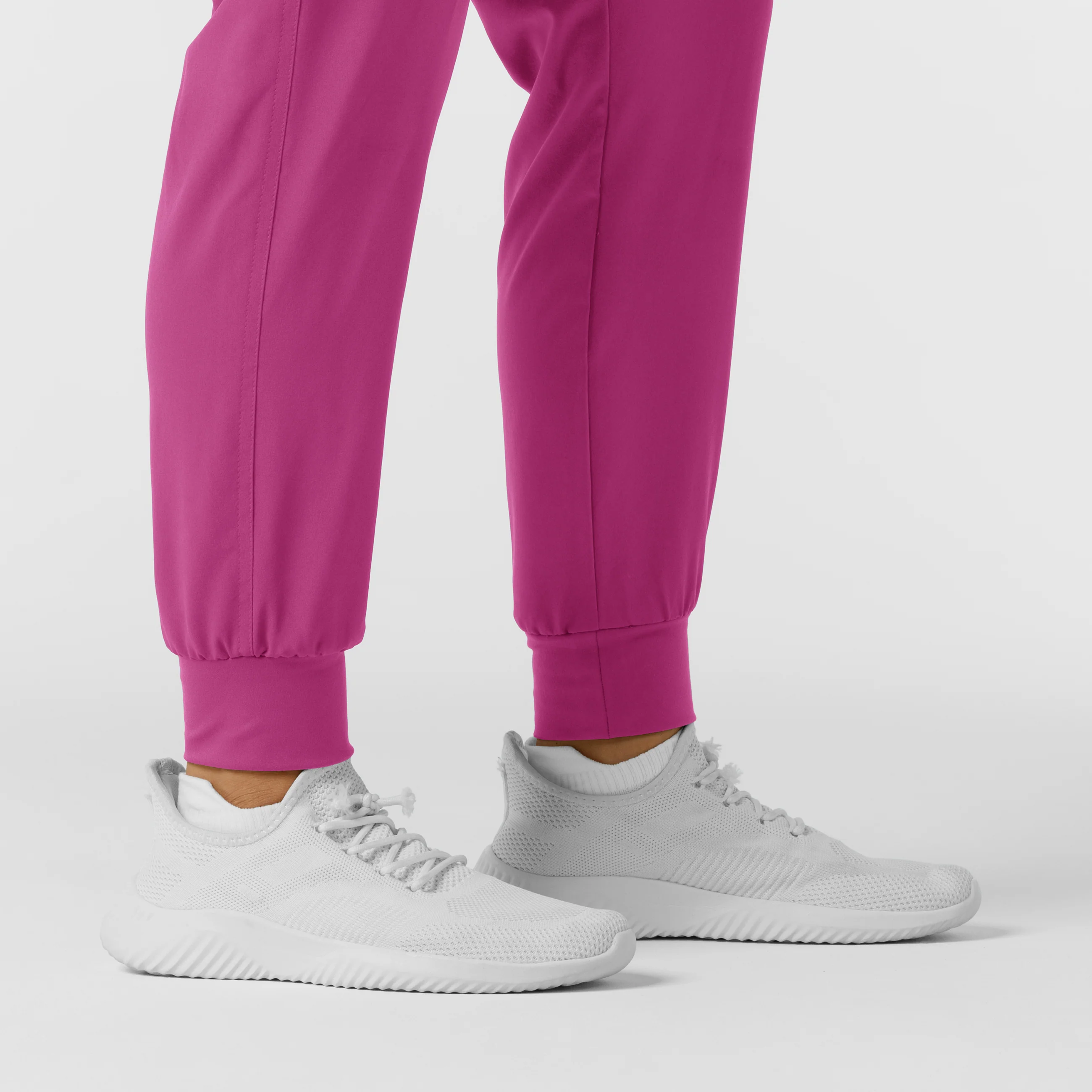 RENEW Women's Cargo Jogger Scrub Jumpsuit - Raspberry - Image 13