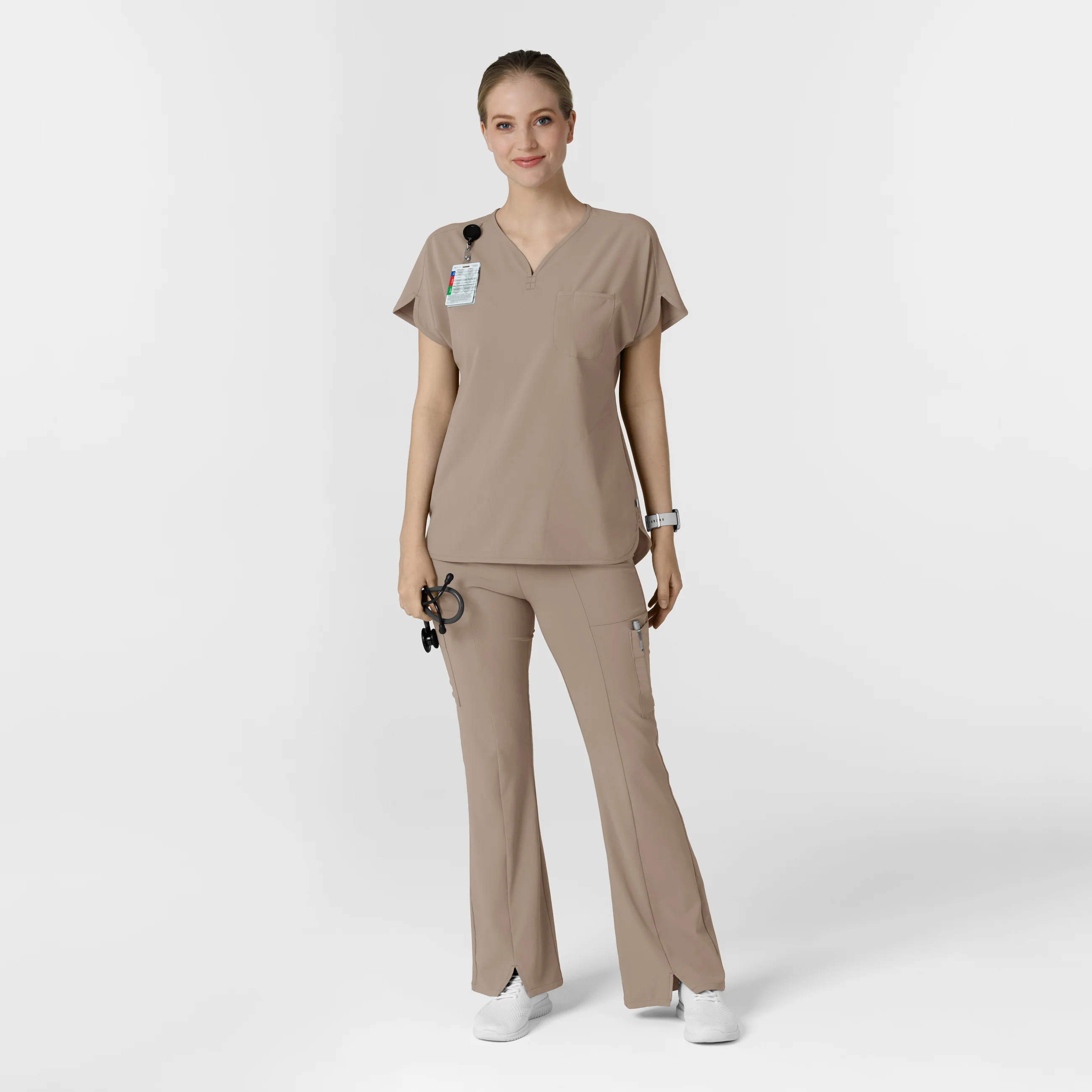 RENEW Women's Dolman Scrub Top - Haze - Image 3