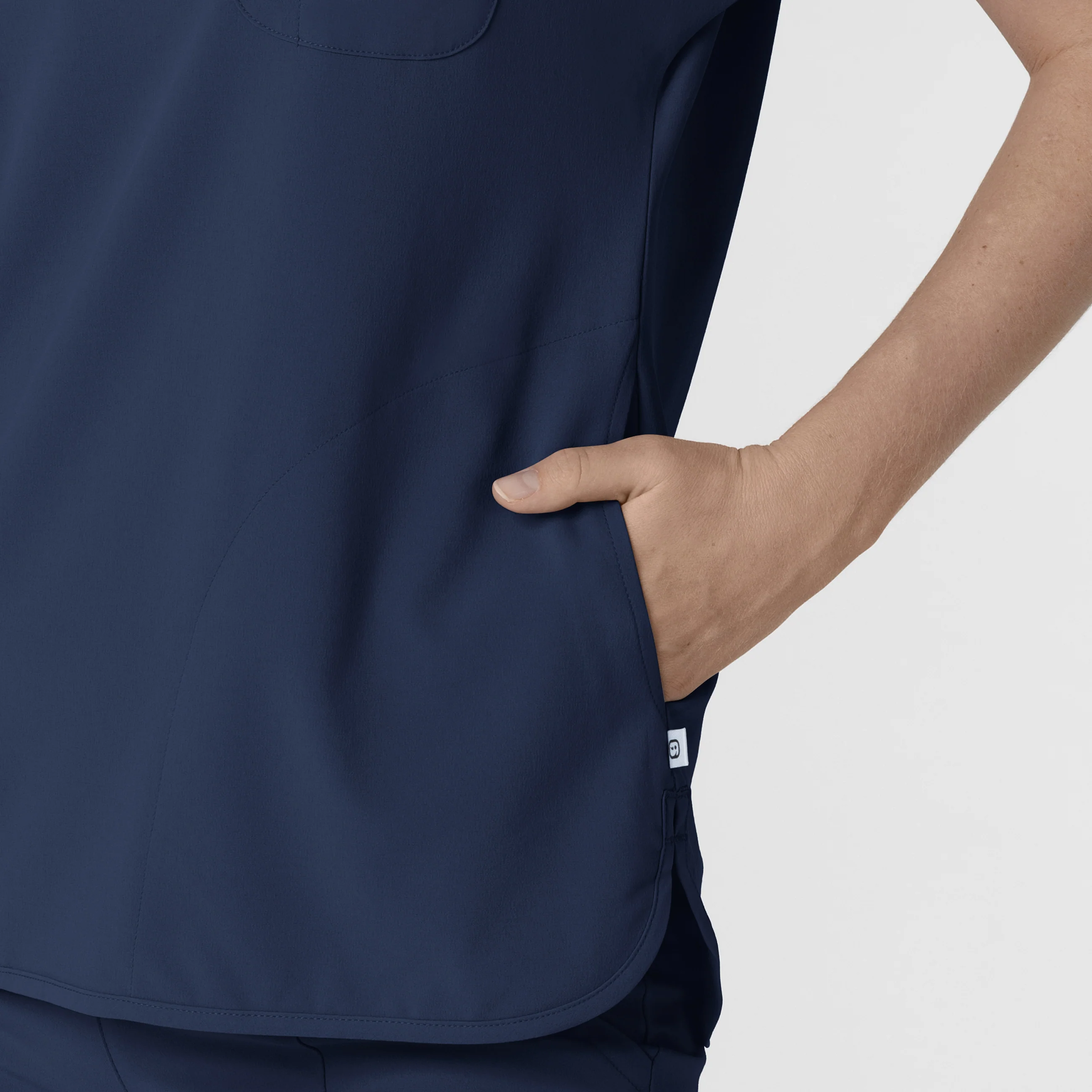 RENEW Women's Dolman Scrub Top - Navy - Image 9