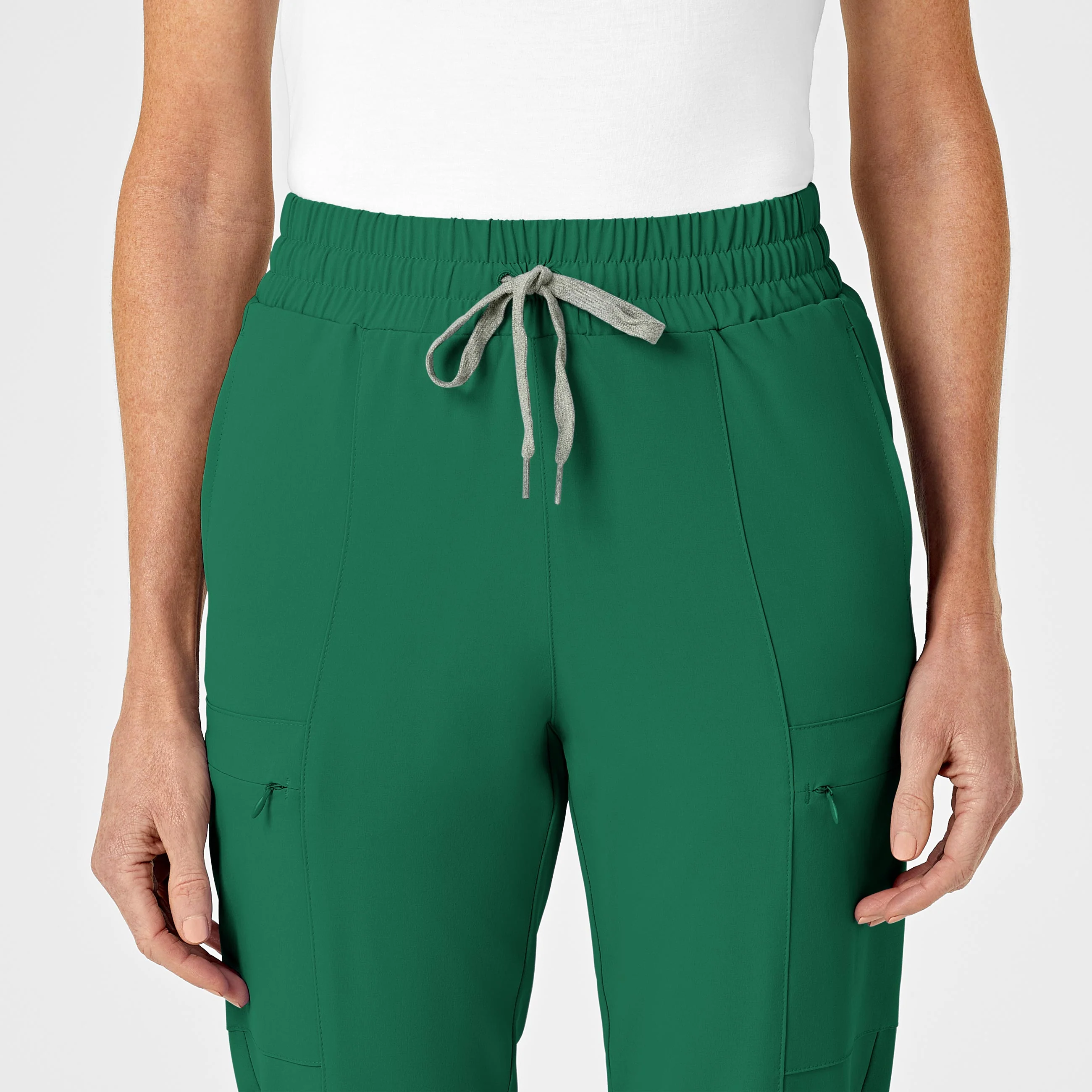RENEW Women's High Waist Slim Leg Scrub Pant - Hunter - Image 5