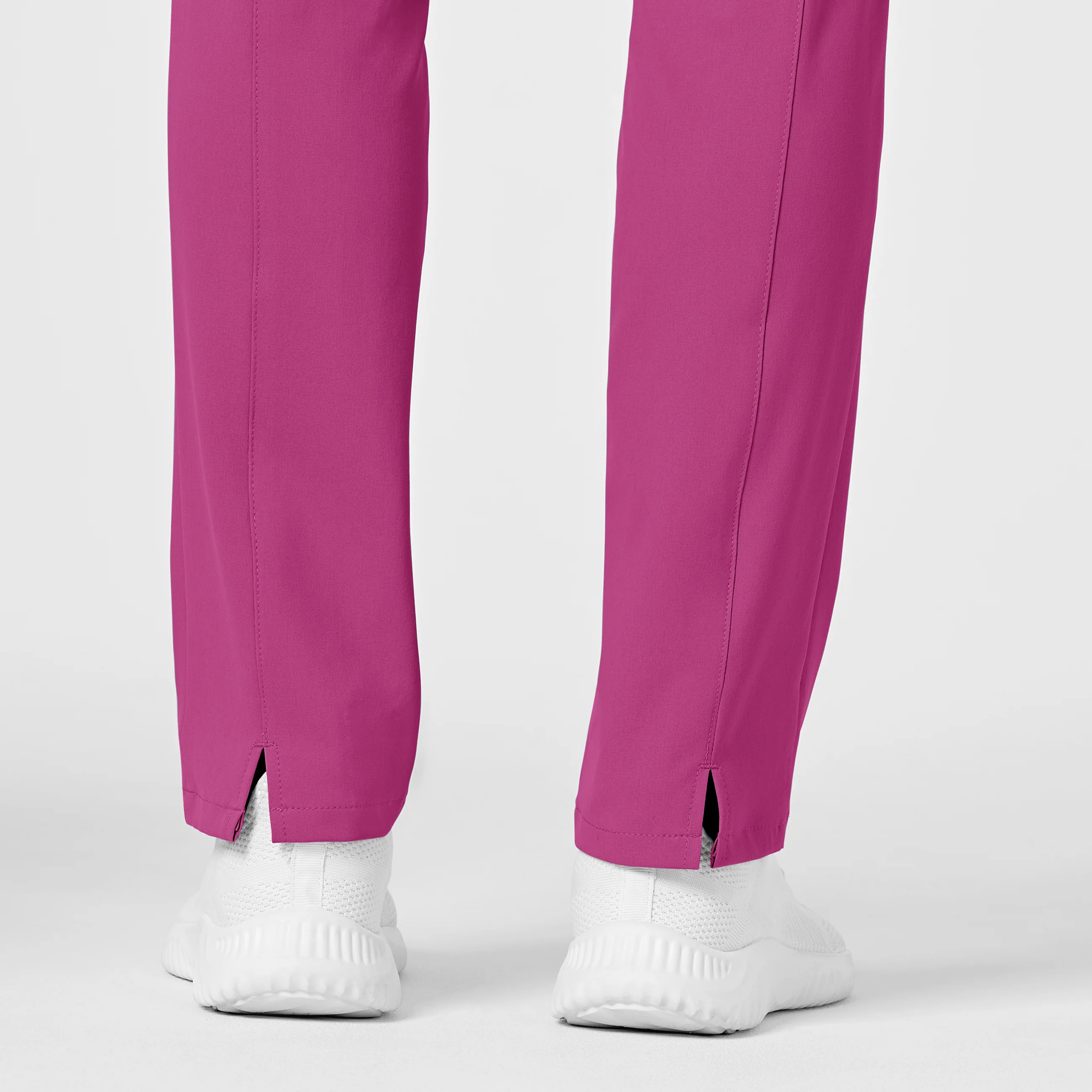 RENEW Women's High Waist Slim Leg Scrub Pant - Raspberry - Image 7