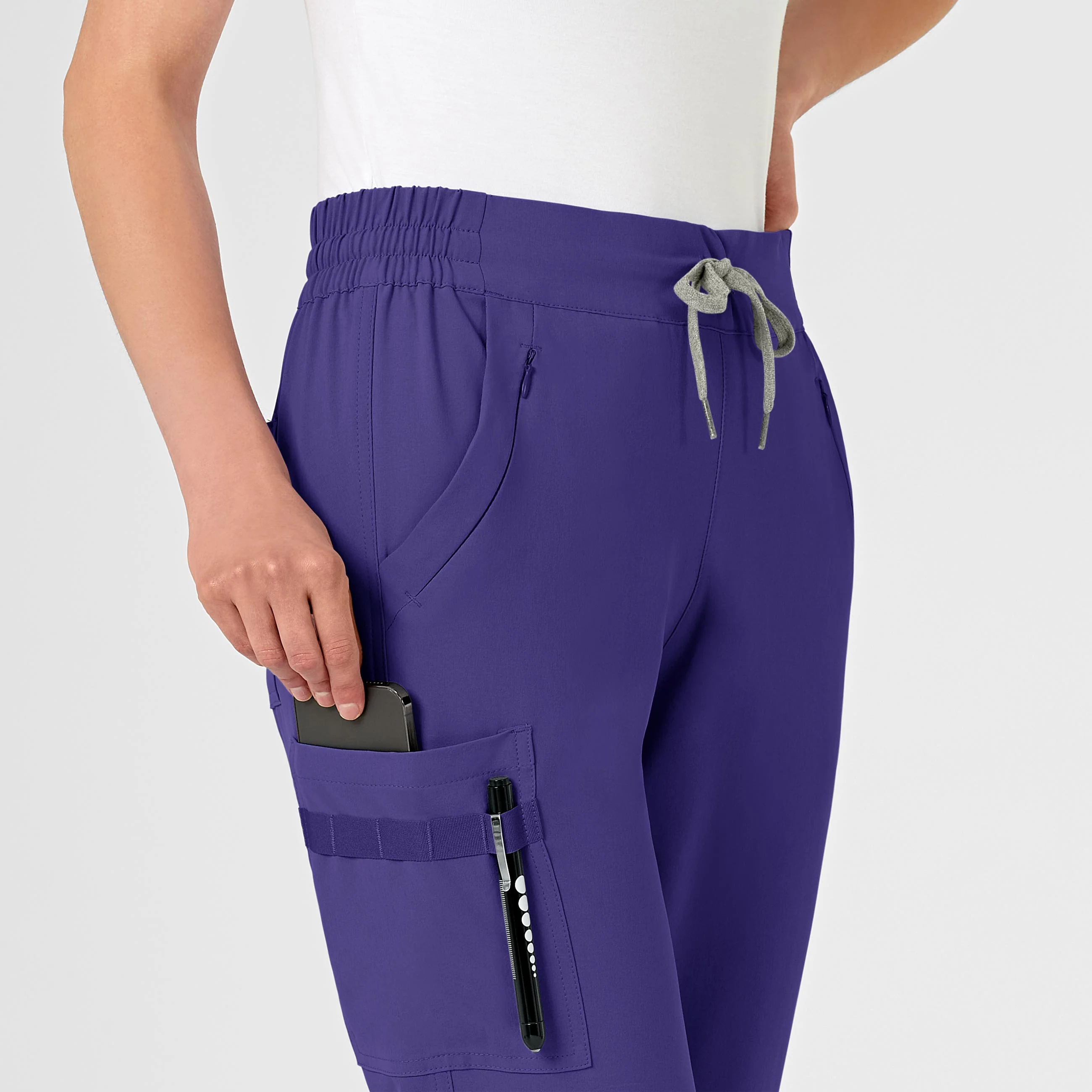 RENEW Women's Jogger Scrub Pant - Grape - Image 6