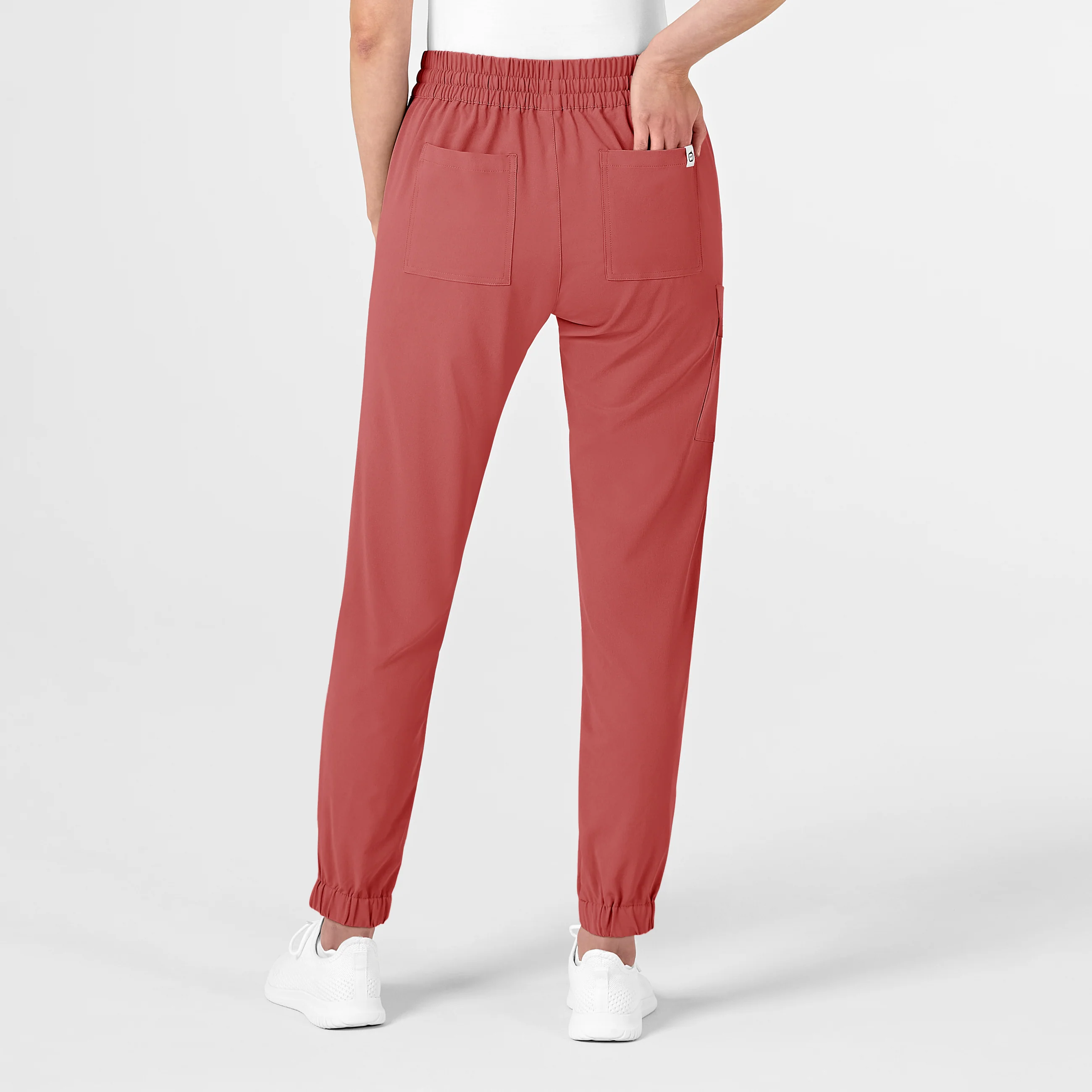 RENEW Women's Jogger Scrub Pant - Mineral Red - Image 2