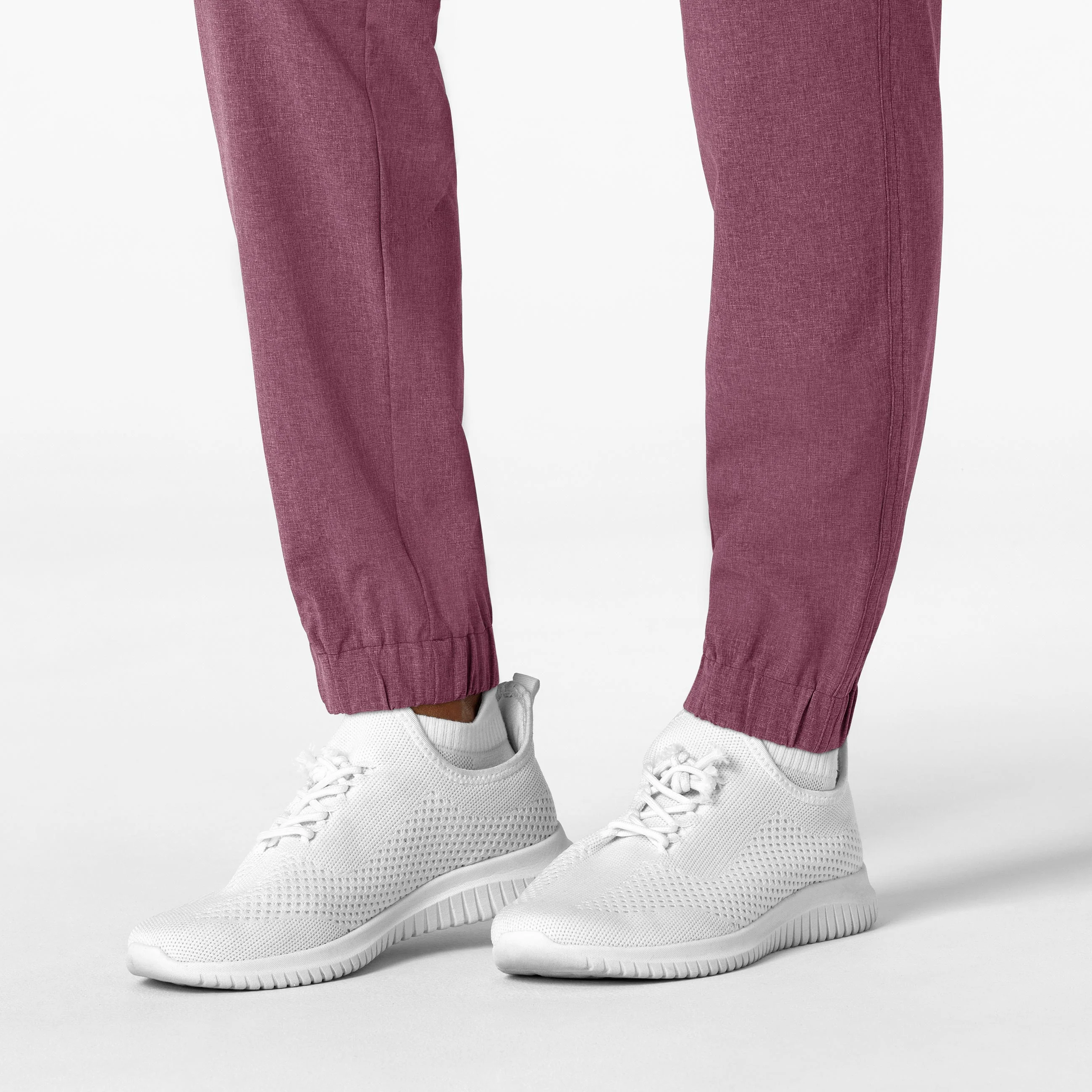 RENEW Women's Jogger Scrub Pant - Wine Heather - Image 7