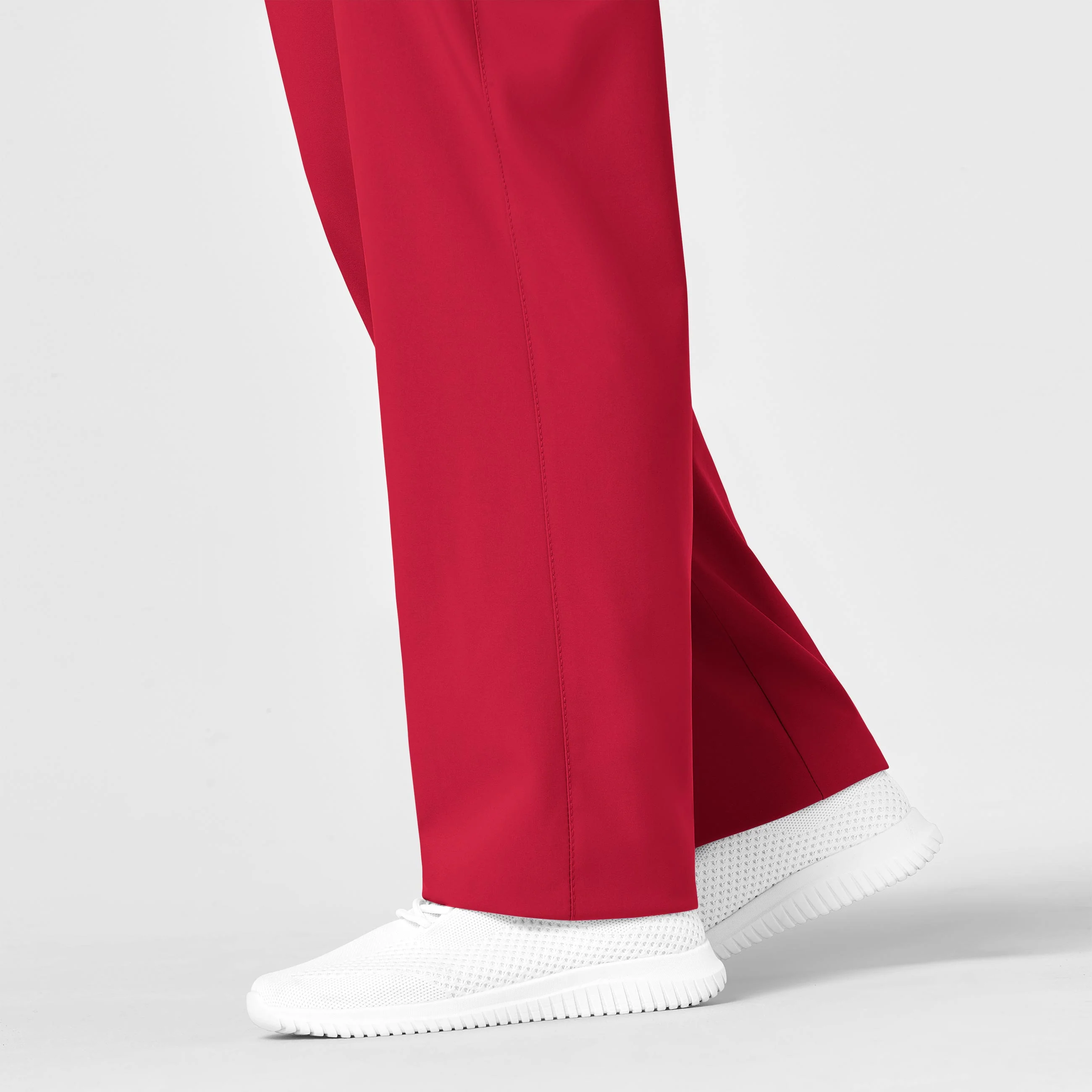 W123 Unisex Multi-Cargo Scrub Pant - Red - Image 13