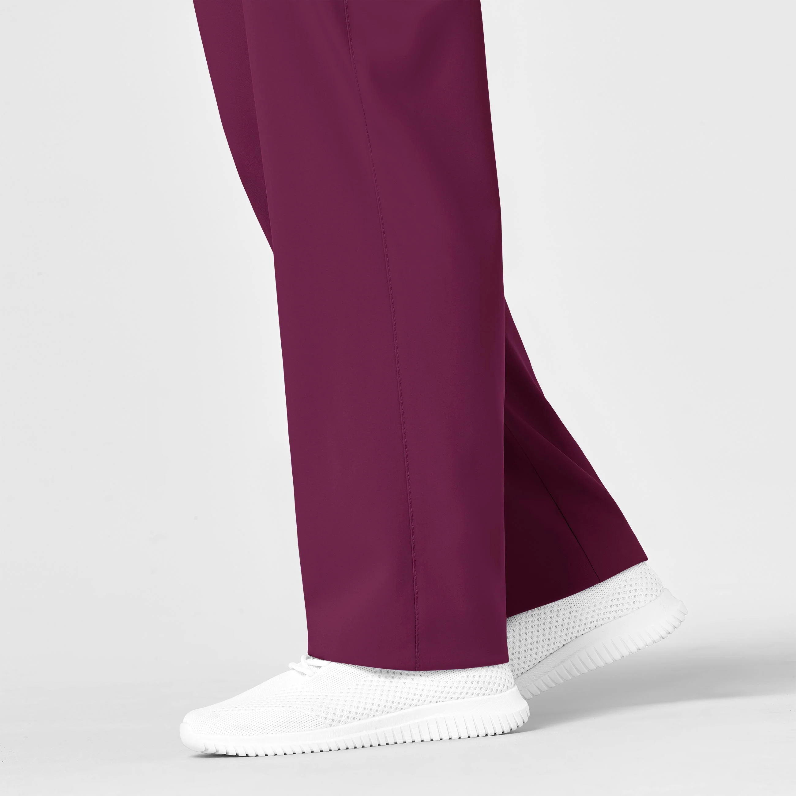 W123 Unisex Multi-Cargo Scrub Pant - Wine - Image 13