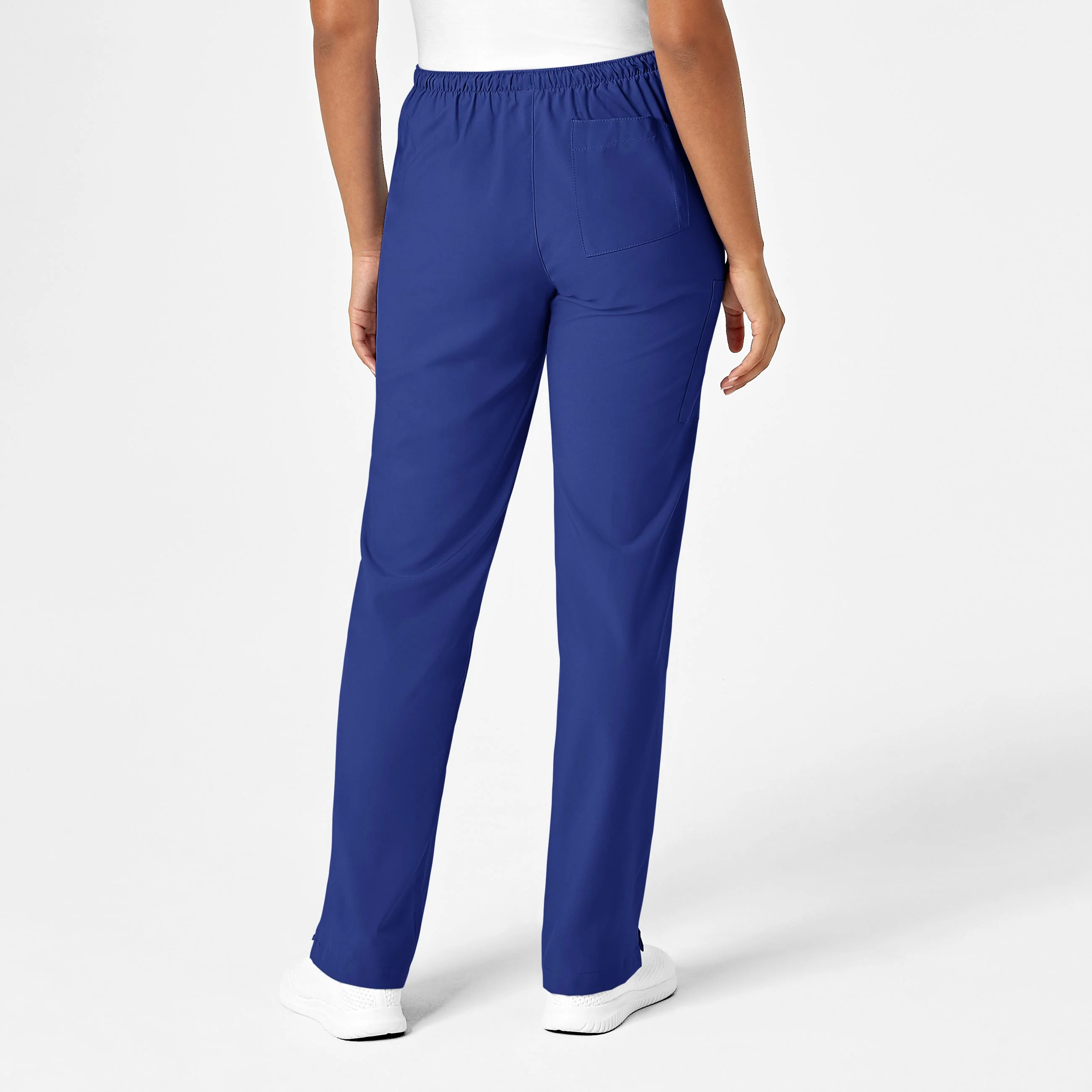 W123 Women's Drawstring Scrub Pant - Galaxy Blue - Image 2