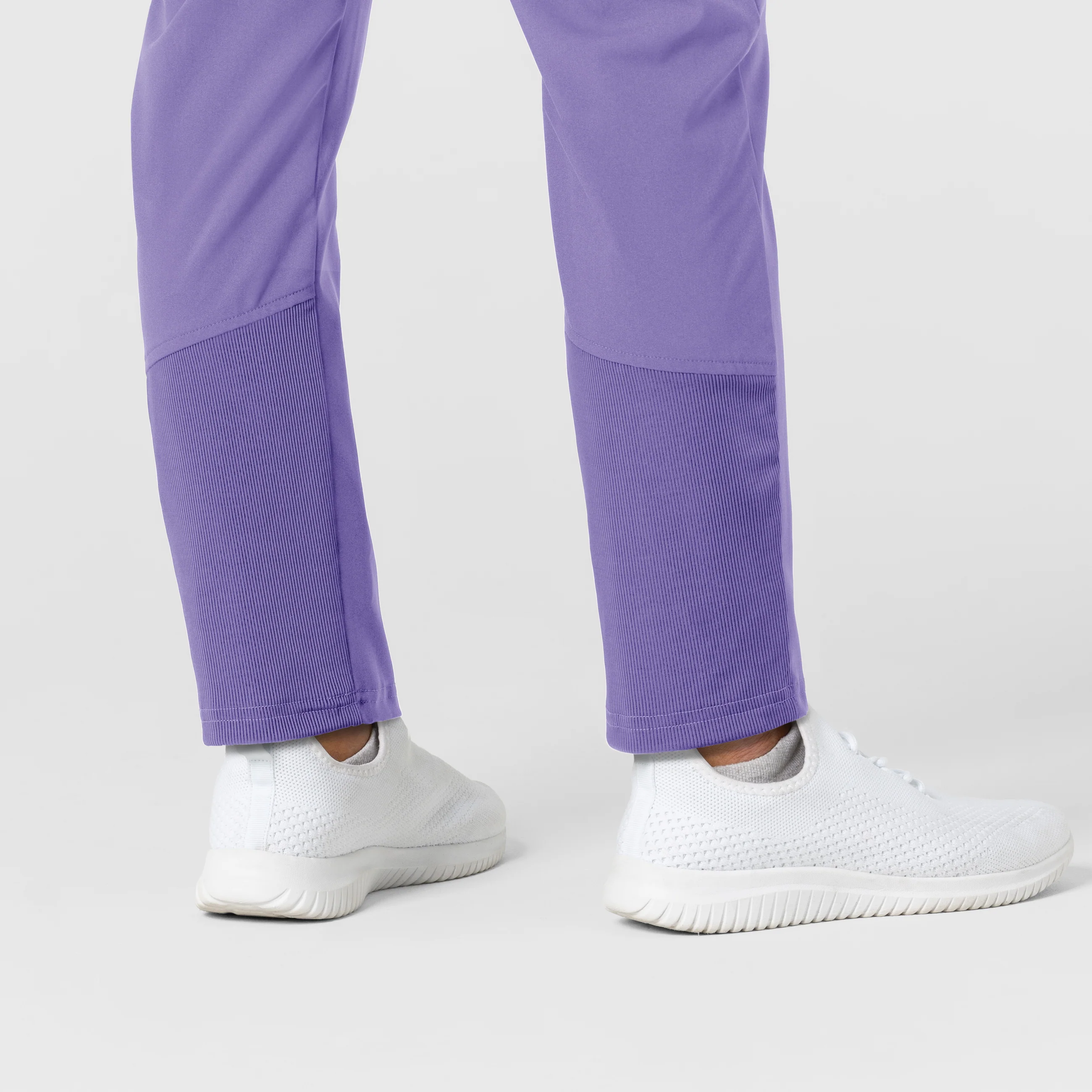 W123 Women's Flex-n-Reach Track Scrub Pant - Iris Purple - Image 9