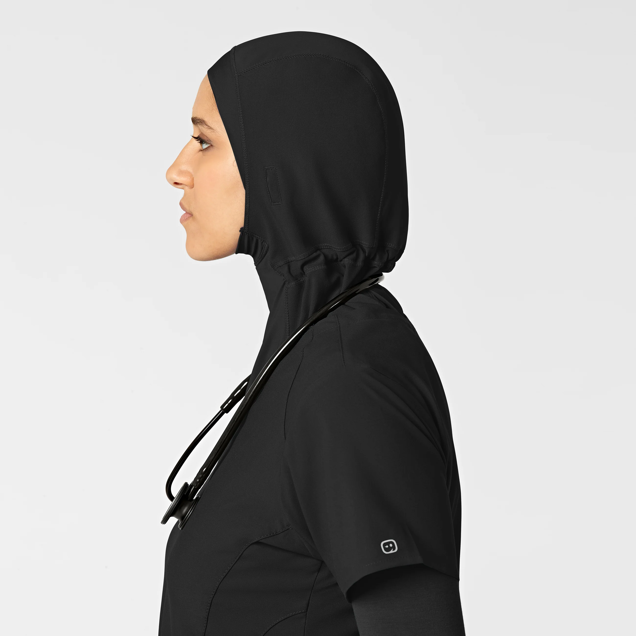 W123 Women's Hijab - Black - Image 6
