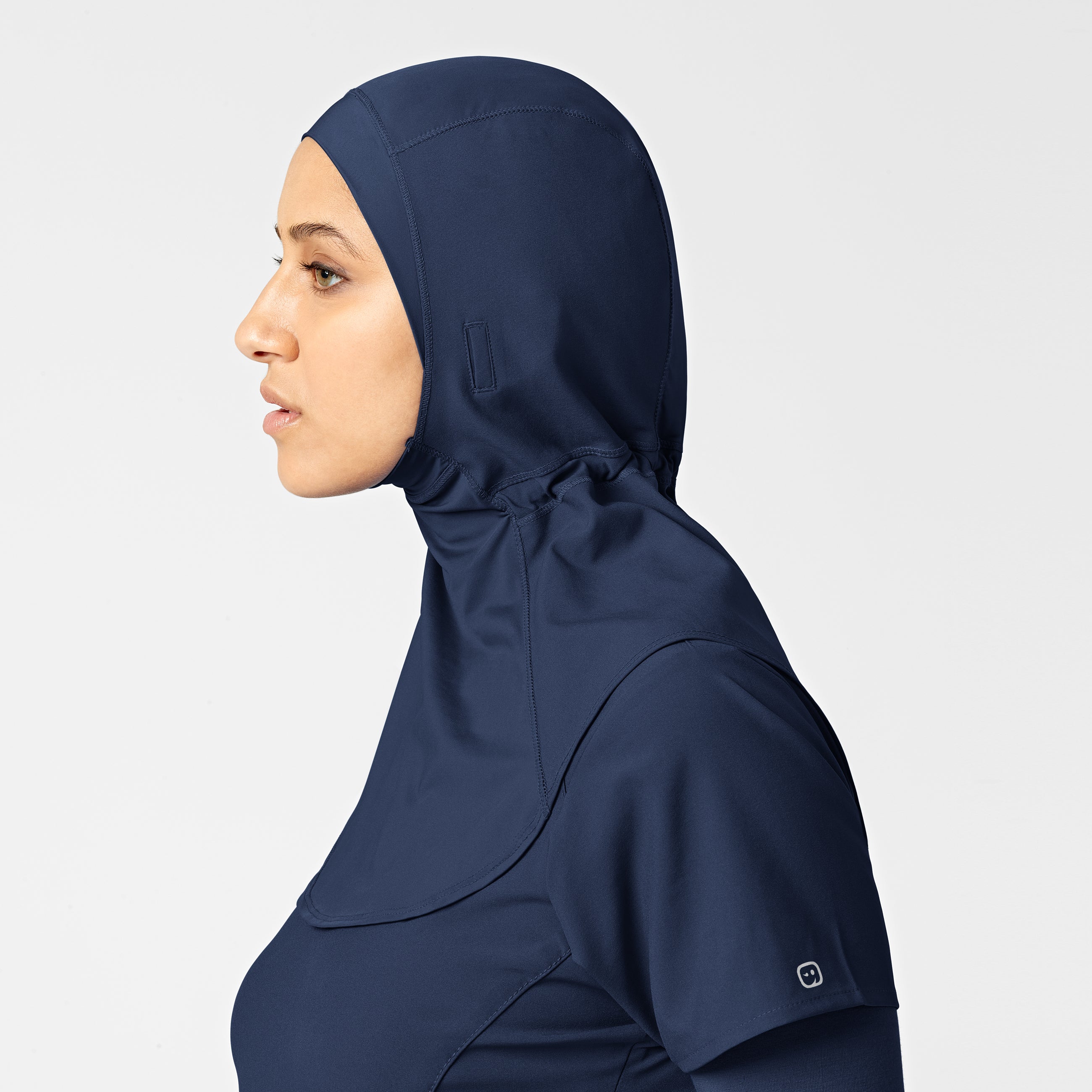 W123 Women's Hijab - Navy - Image 4