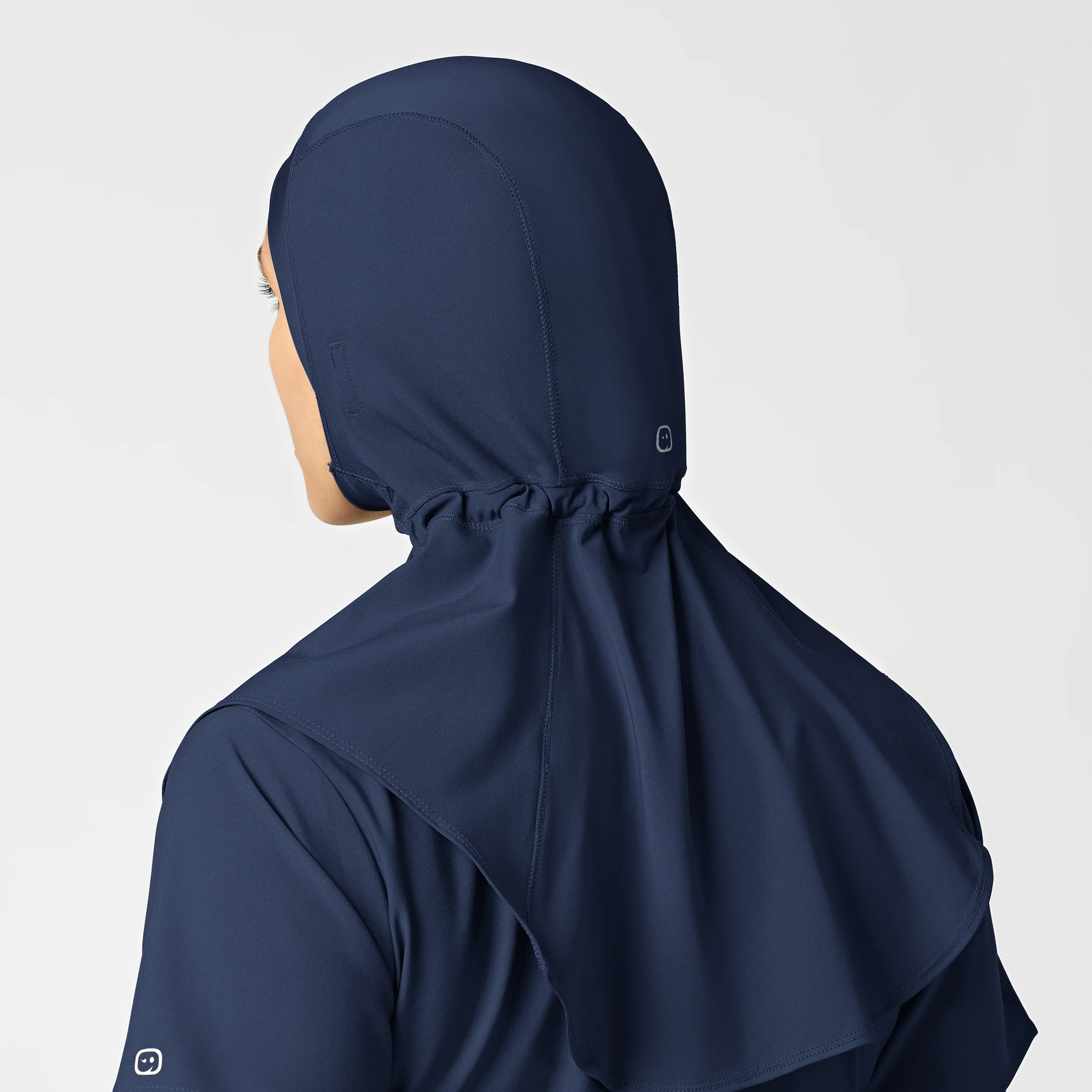 W123 Women's Hijab - Navy - Image 7
