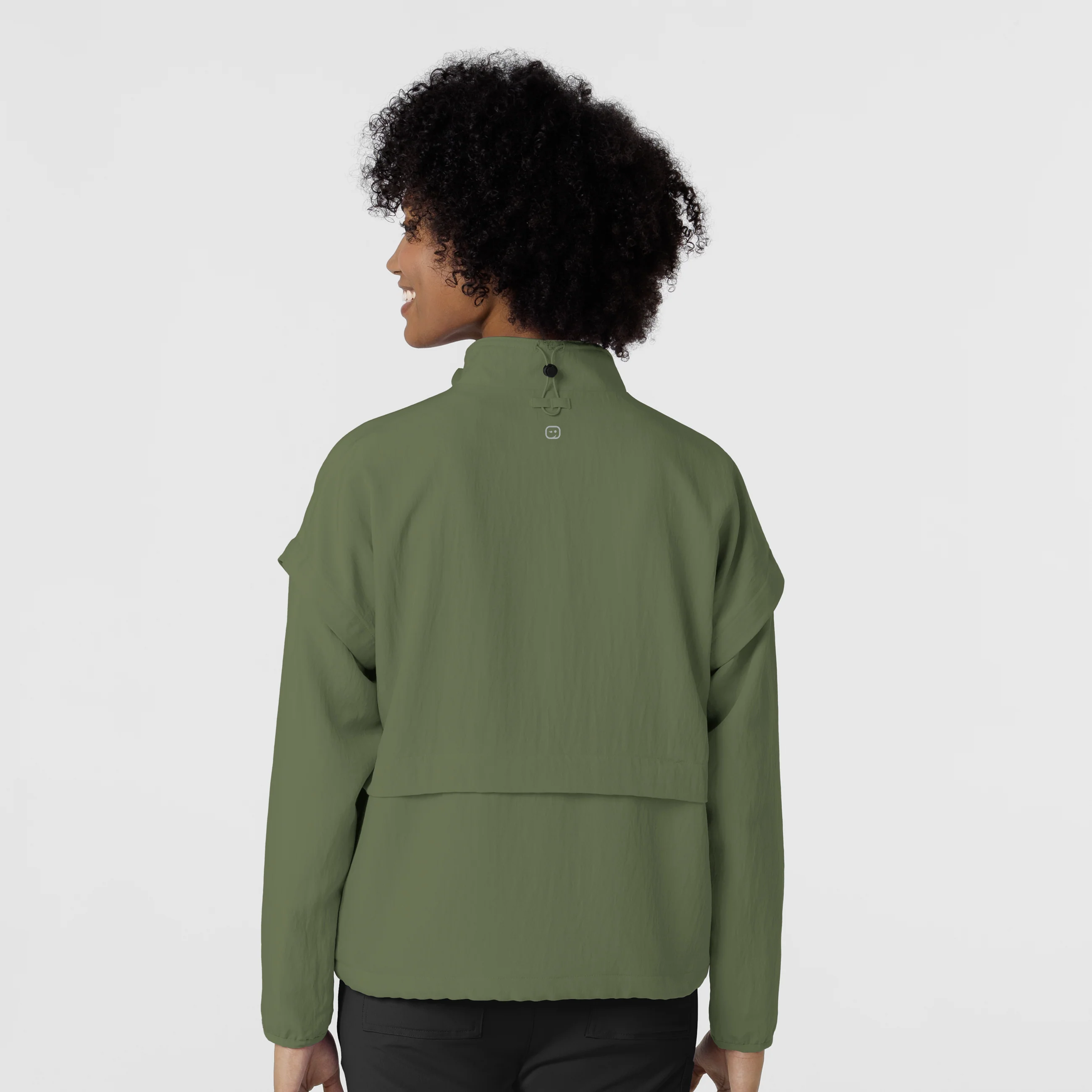 Women's BreezeBreaker Scrub Jacket - Olive - Image 2