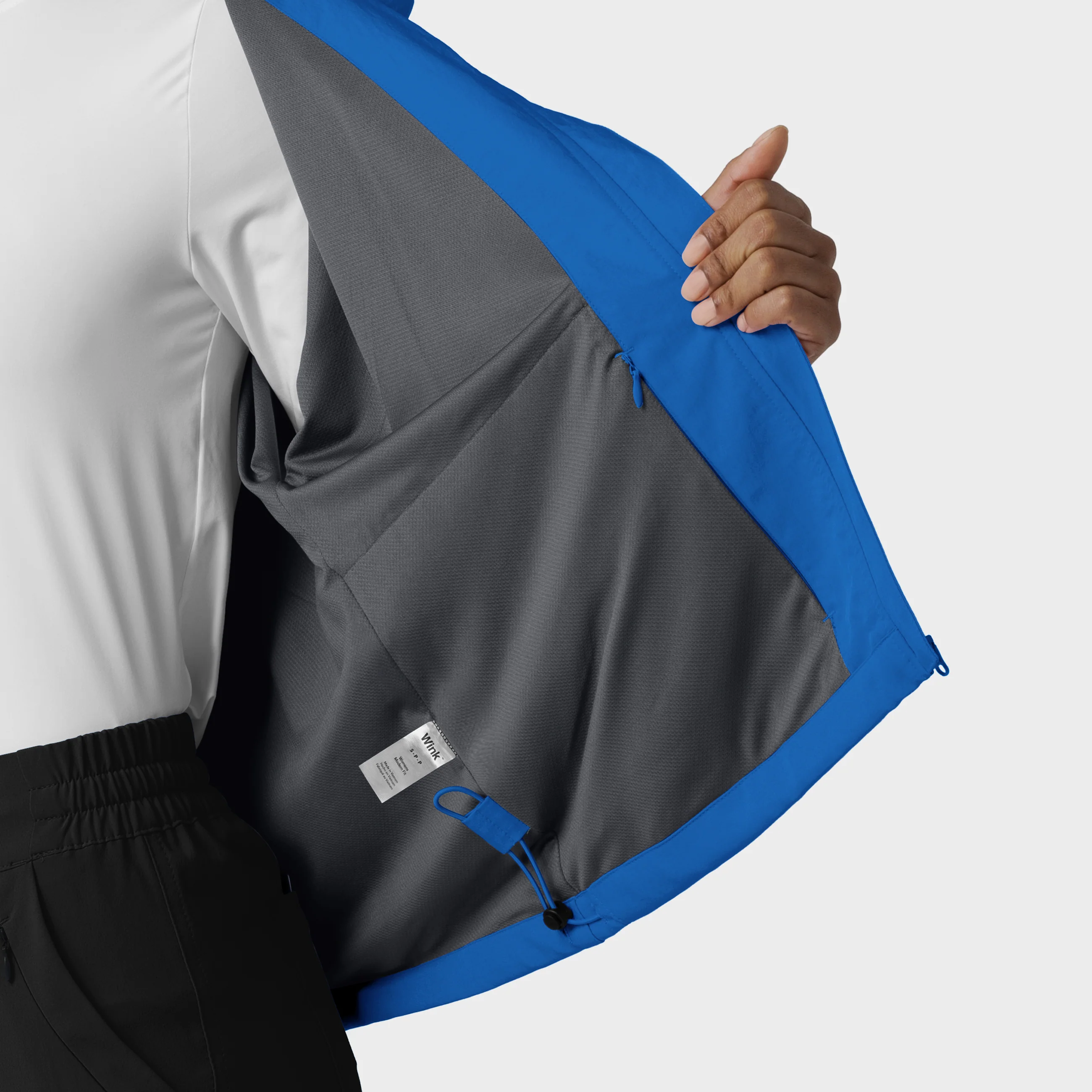Women's BreezeBreaker Scrub Jacket - Royal - Image 11
