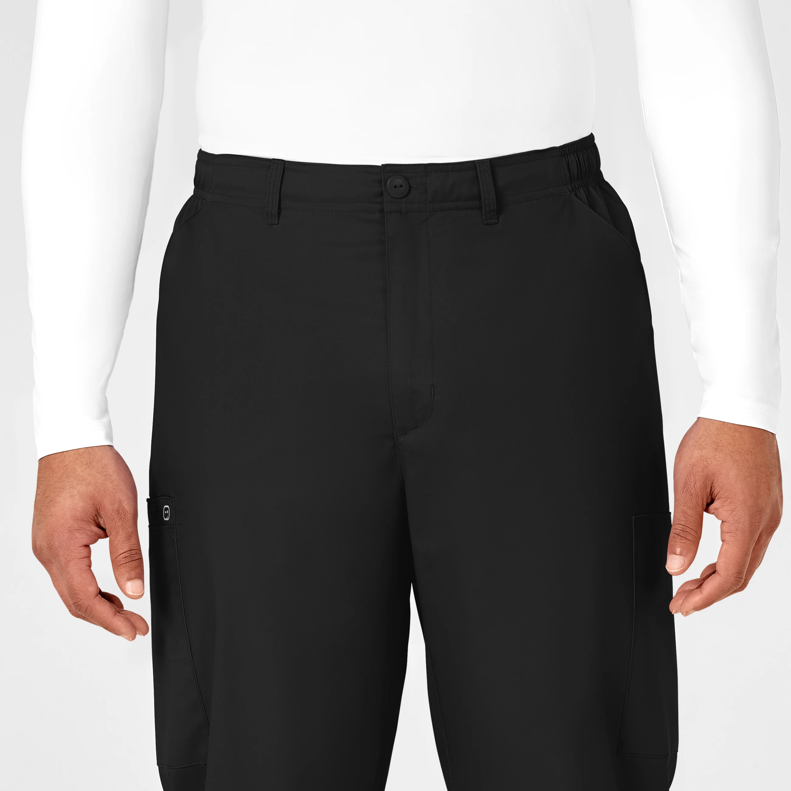 WonderWORK Men's Cargo Scrub Pant - Black - Image 5