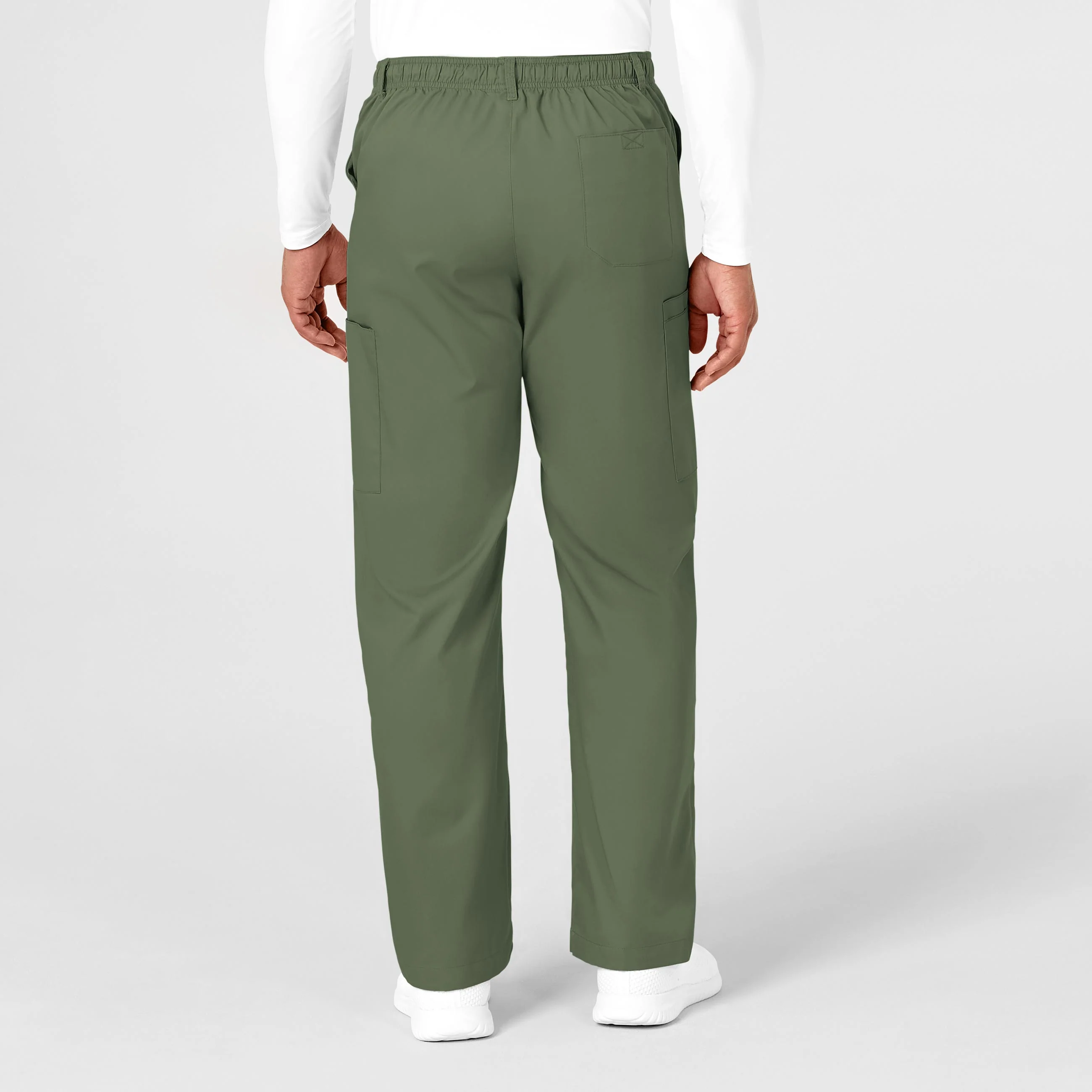 WonderWORK Men's Cargo Scrub Pant - Olive - Image 2
