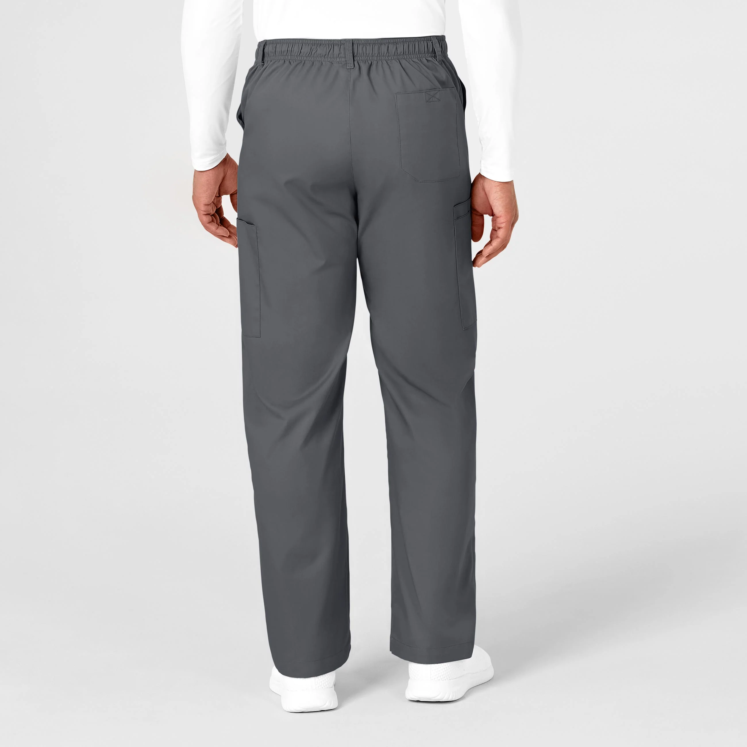 WonderWORK Men's Cargo Scrub Pant - Pewter - Image 2