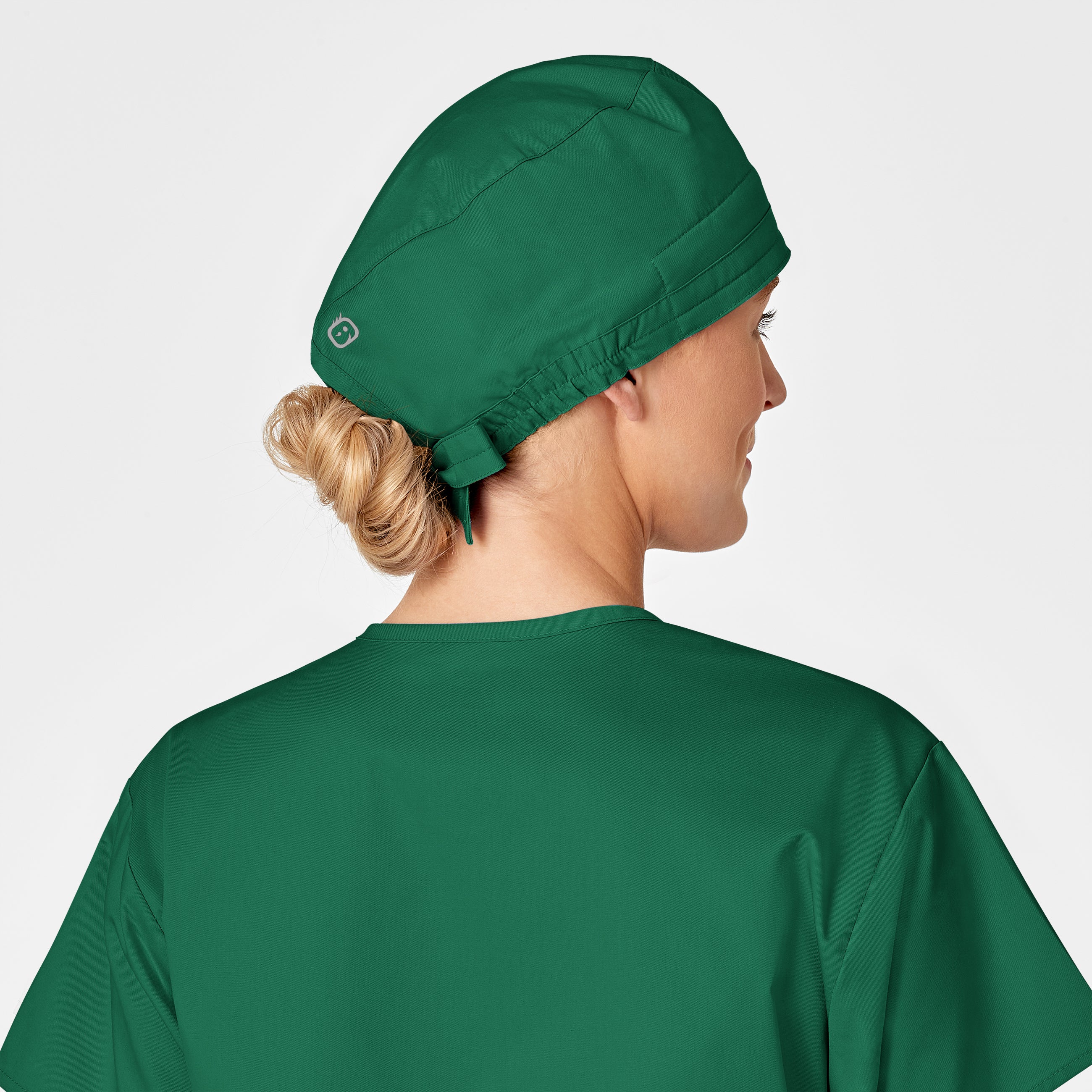 WonderWORK Unisex Tie Back Scrub Cap - Hunter - Image 5