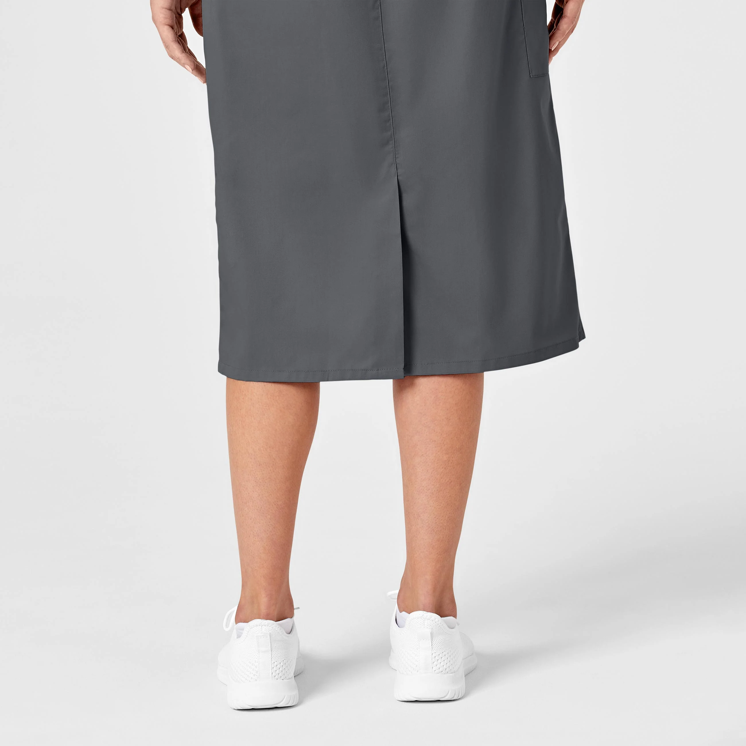 WonderWORK Women's Pull On Cargo Scrub Skirt - Pewter - Image 7